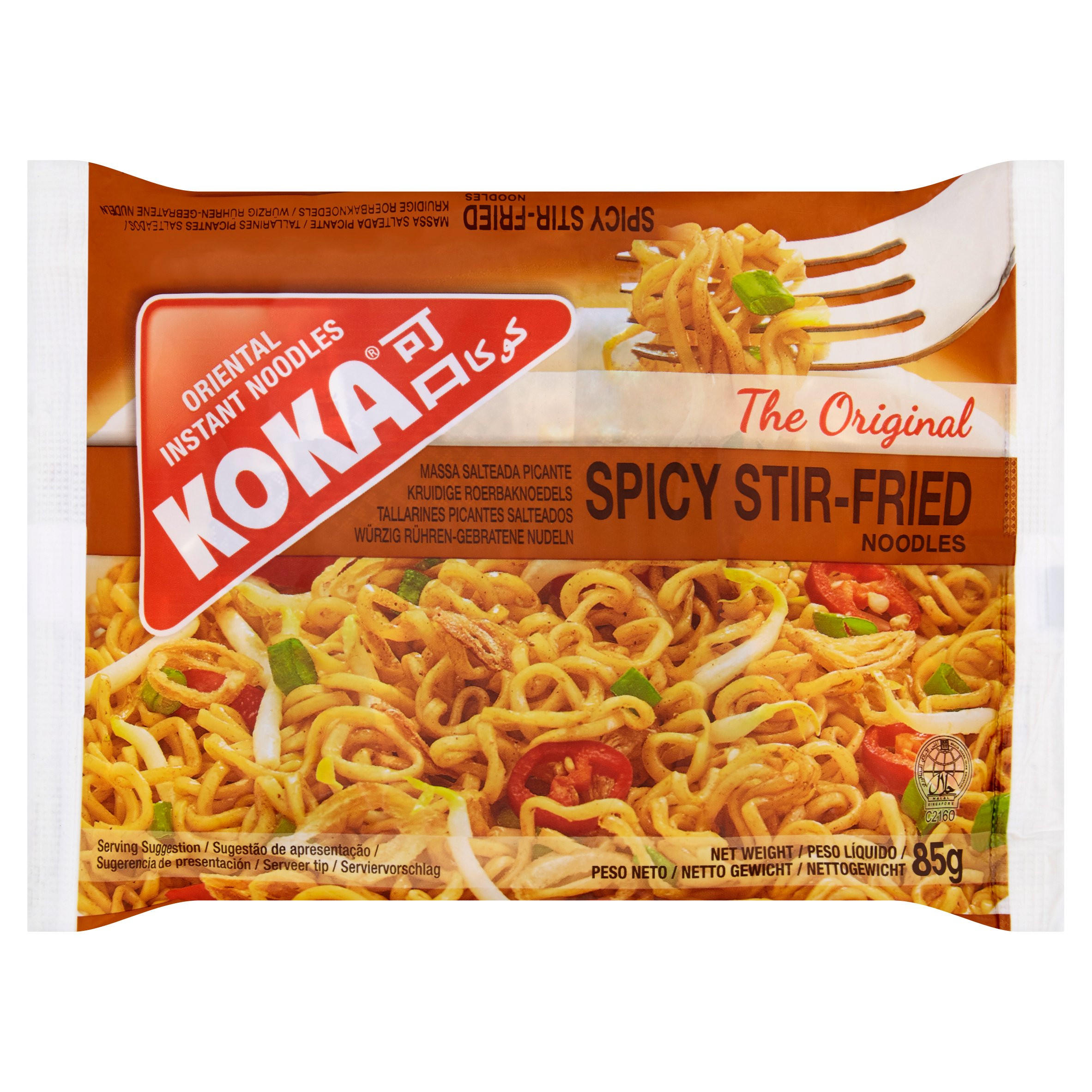 Koka Oriental Instant Noodles The Original Spicy Stir-Fried Noodles 85g