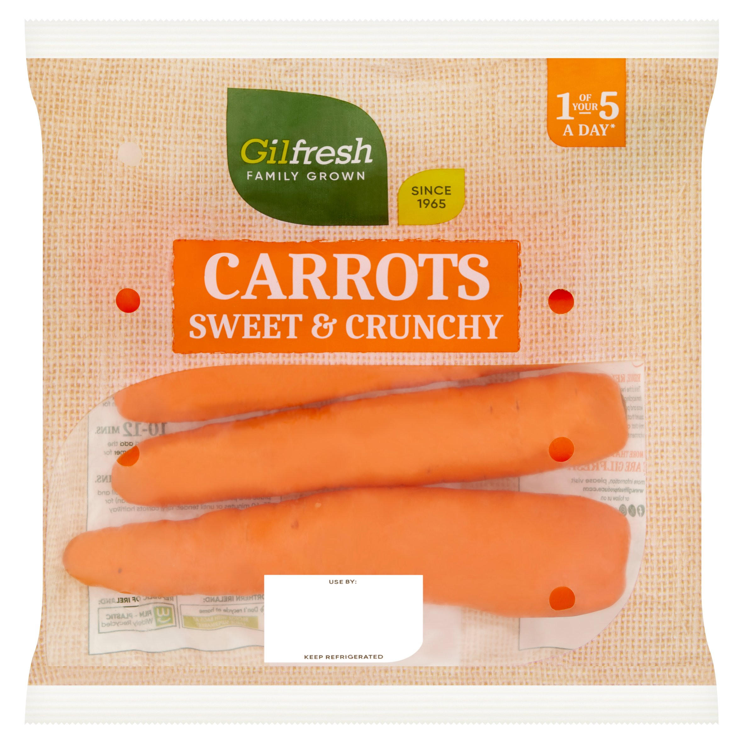 Gilfresh Family Grown Carrots 500g