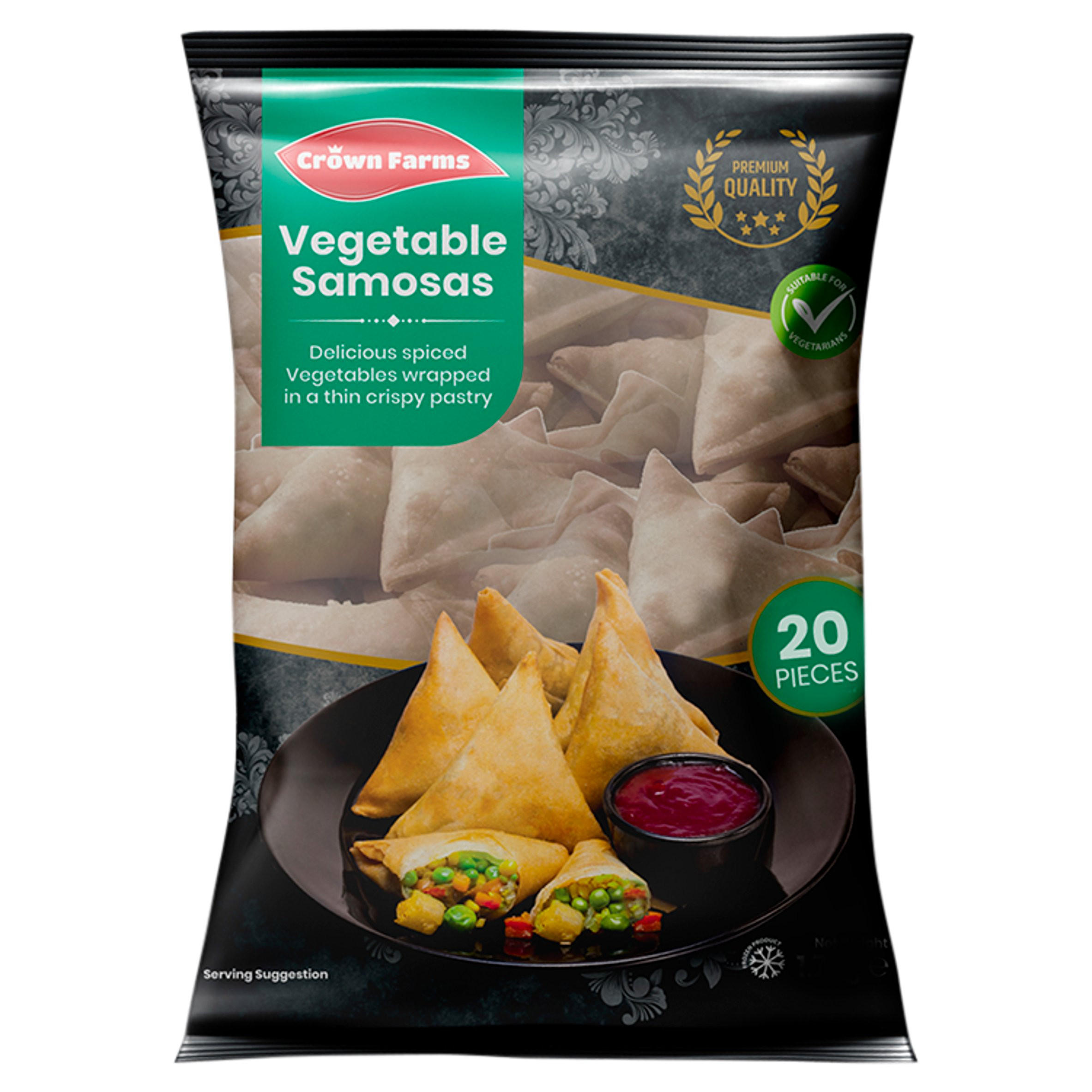Crown Farms Vegetable Samosas 650g