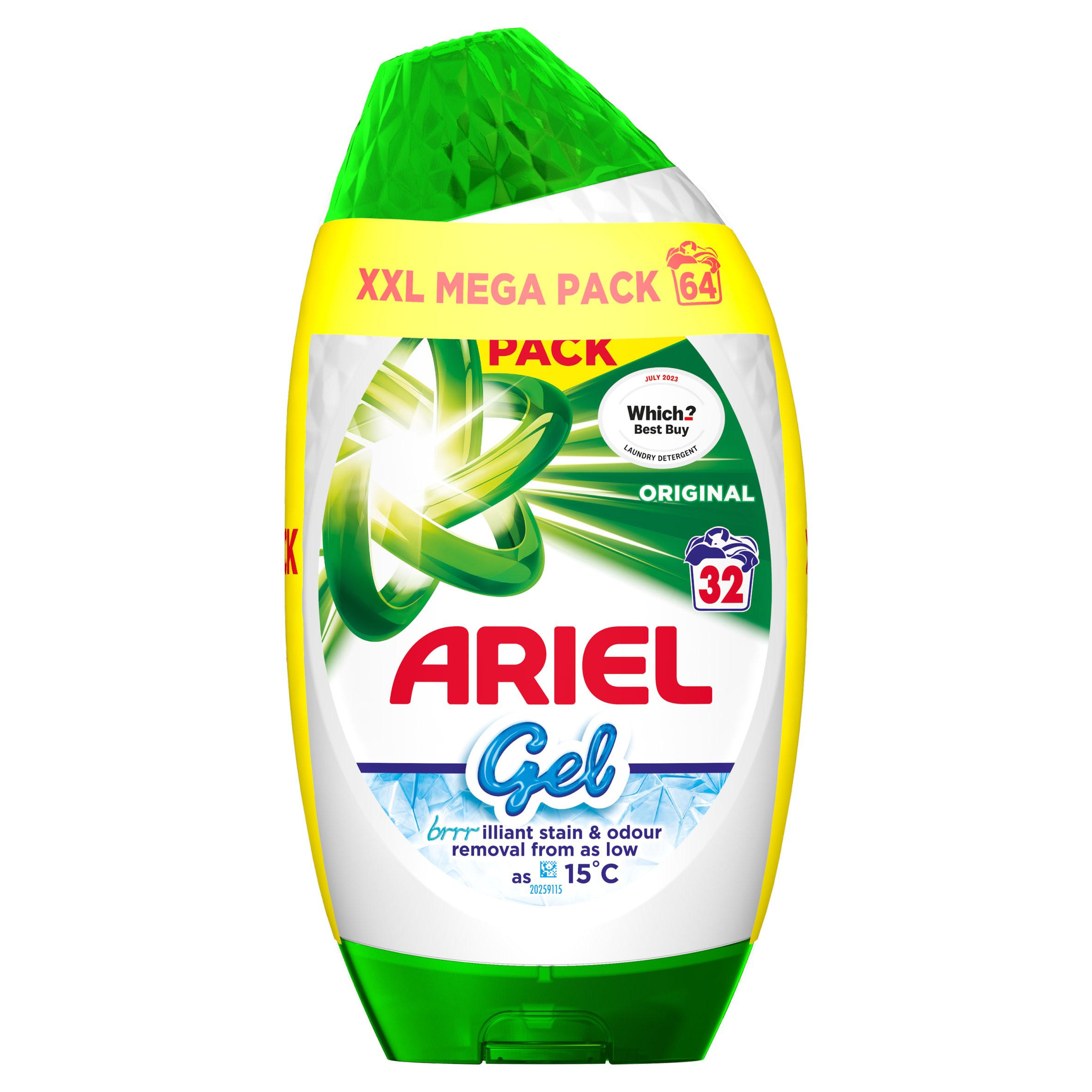Ariel Washing Gel, 64 Washes, Original