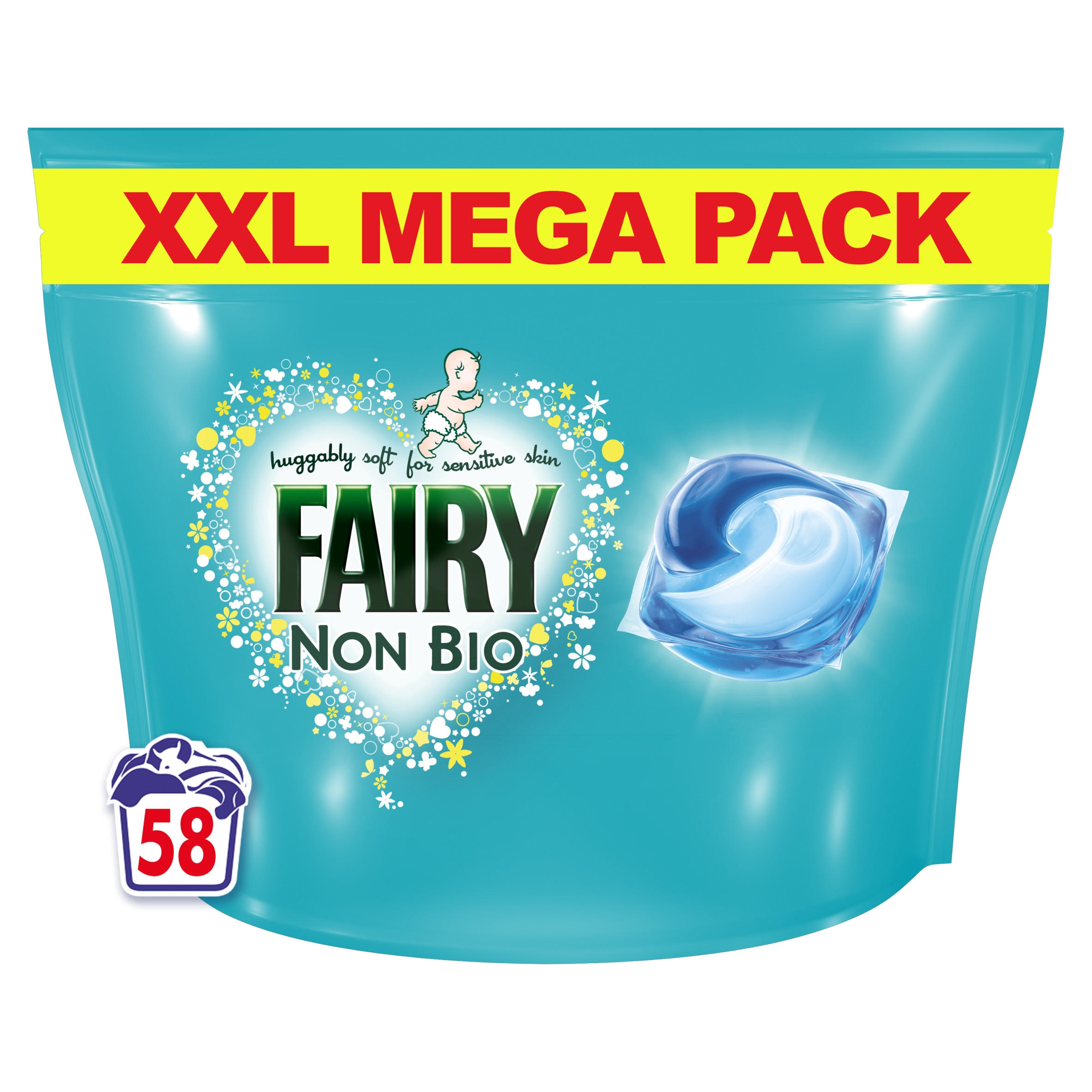Fairy Non Bio PODS®, 58 Washes