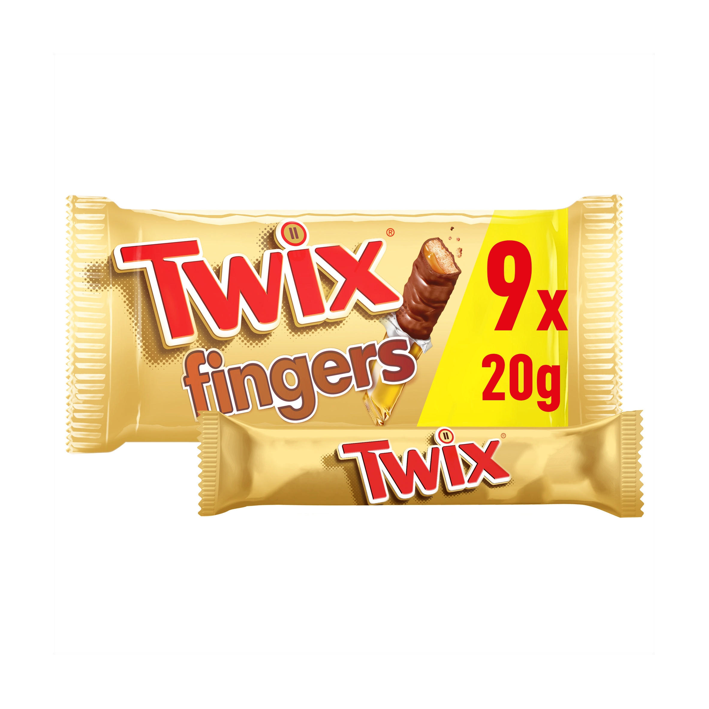 Twix Multipack Chocolate Biscuit & Caramel Bars 9x20g