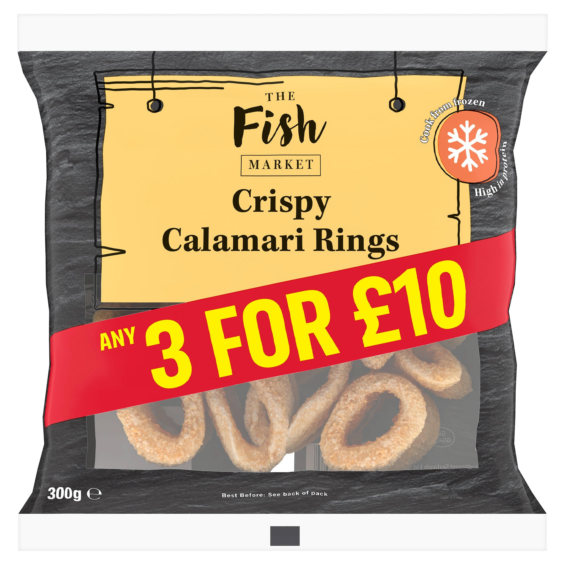 The Fish Market Crispy Calamari Rings 300g