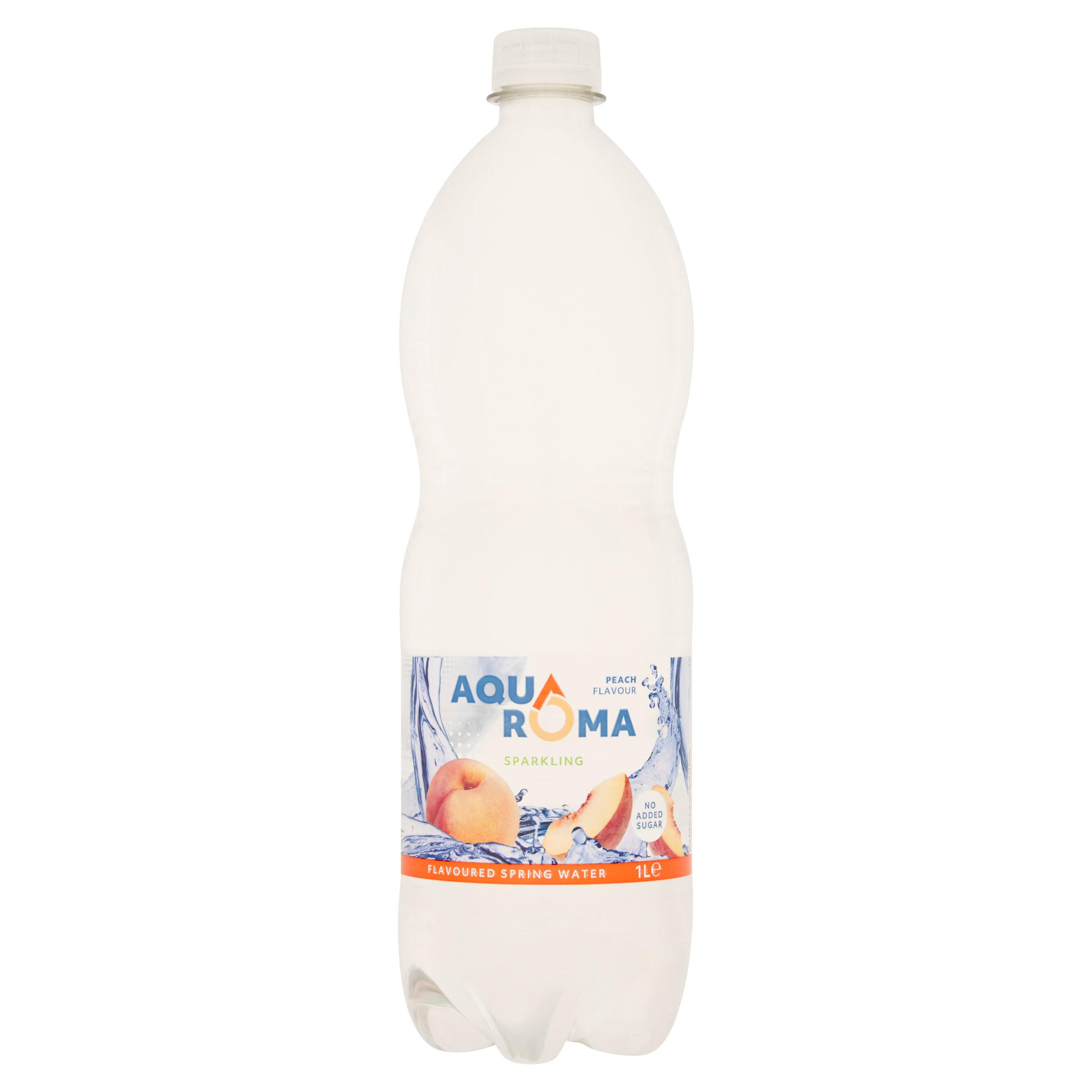Aquaroma Peach Flavour Spring Water 1L