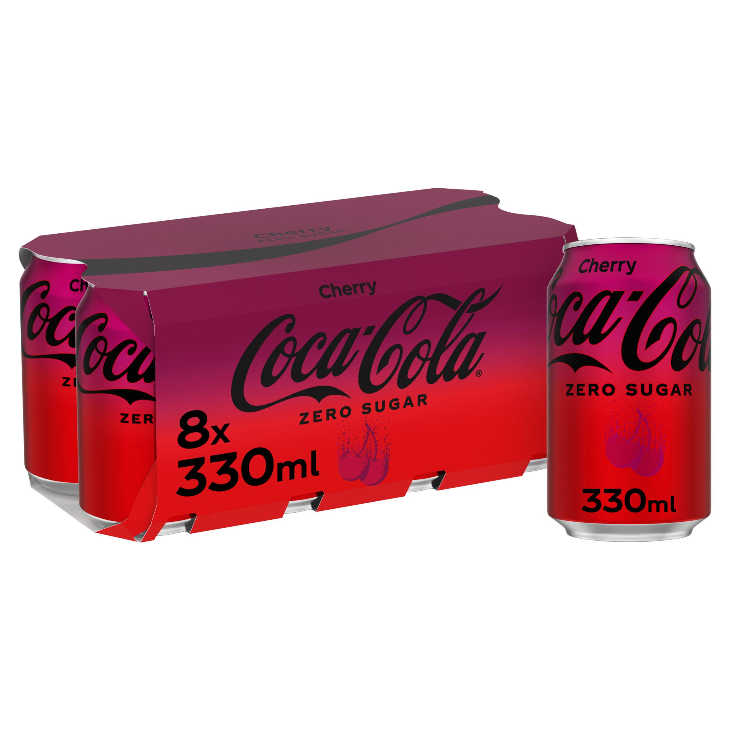 Coca-Cola Zero Sugar Cherry 8 x 330ml