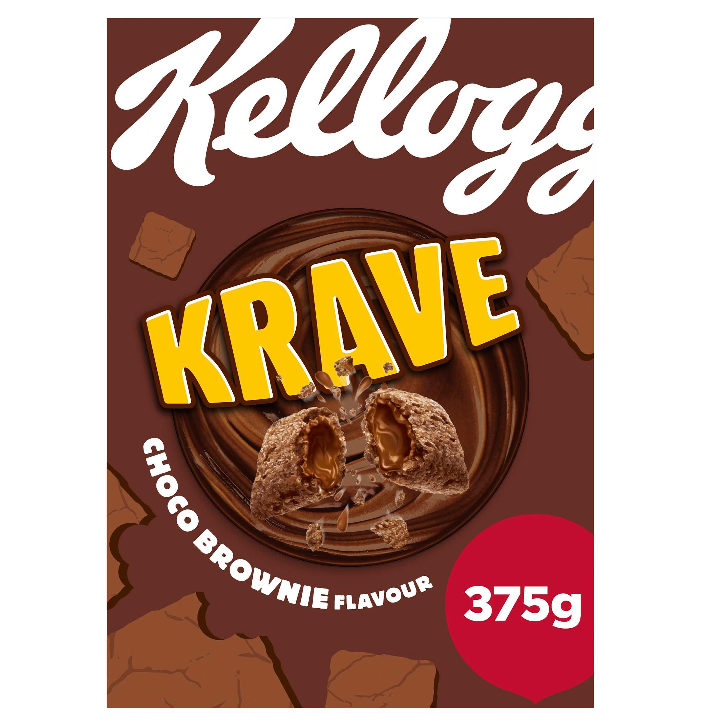 Kellogg's Krave Choco Brownie Breakfast Cereal 375g