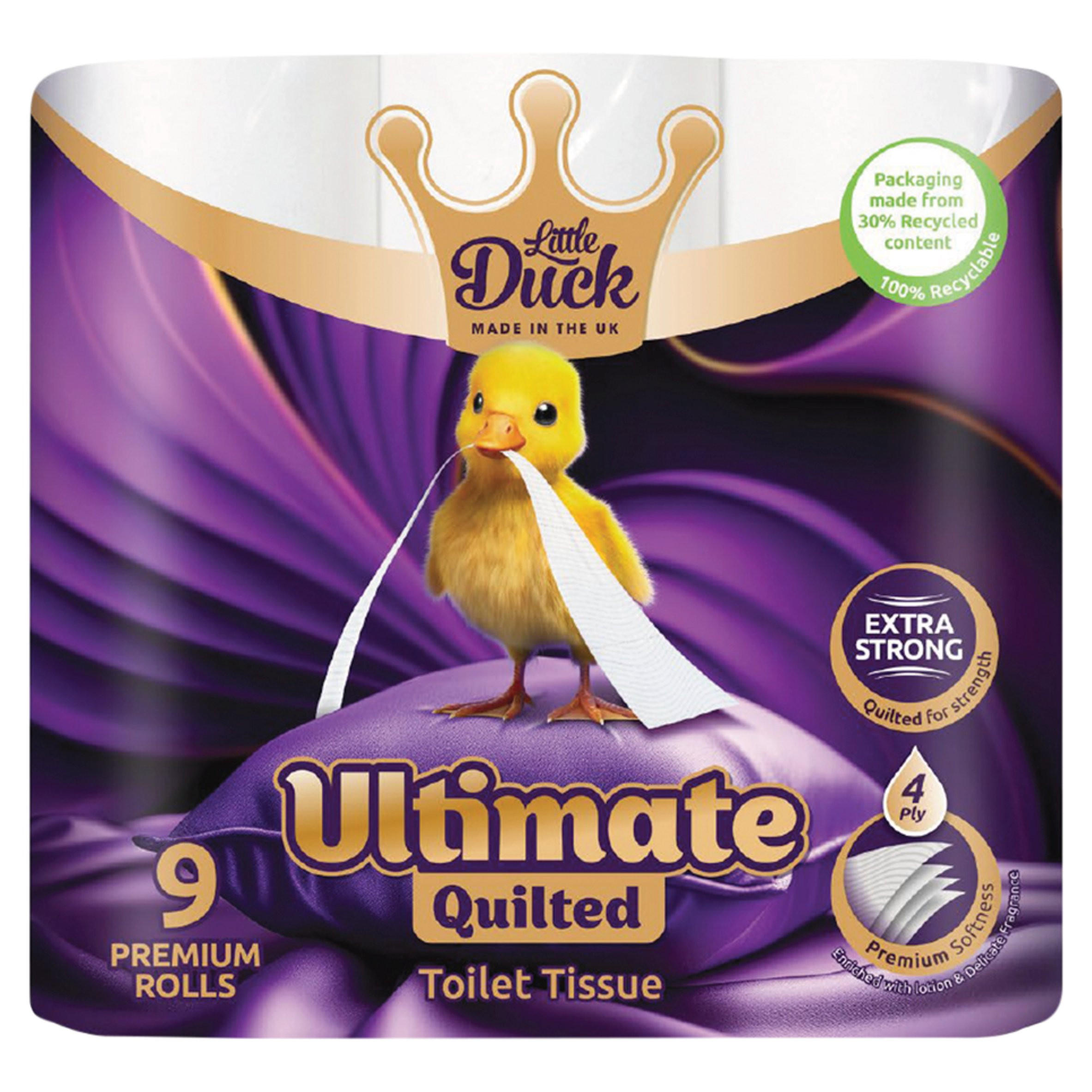 Little Duck Ultimate 9 Quilted Toilet Tissue Rolls