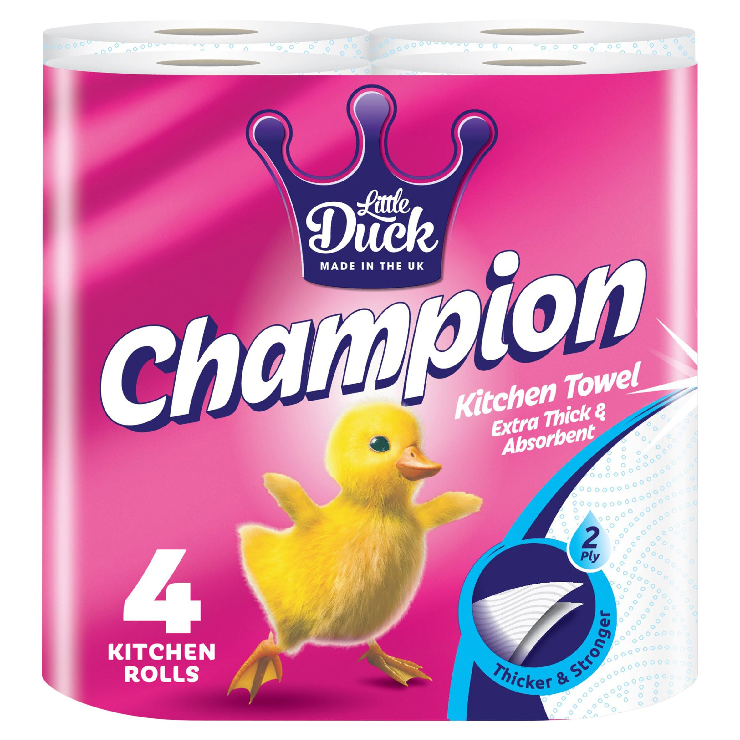 Little Duck 4 Champion Kitchen Towel Rolls