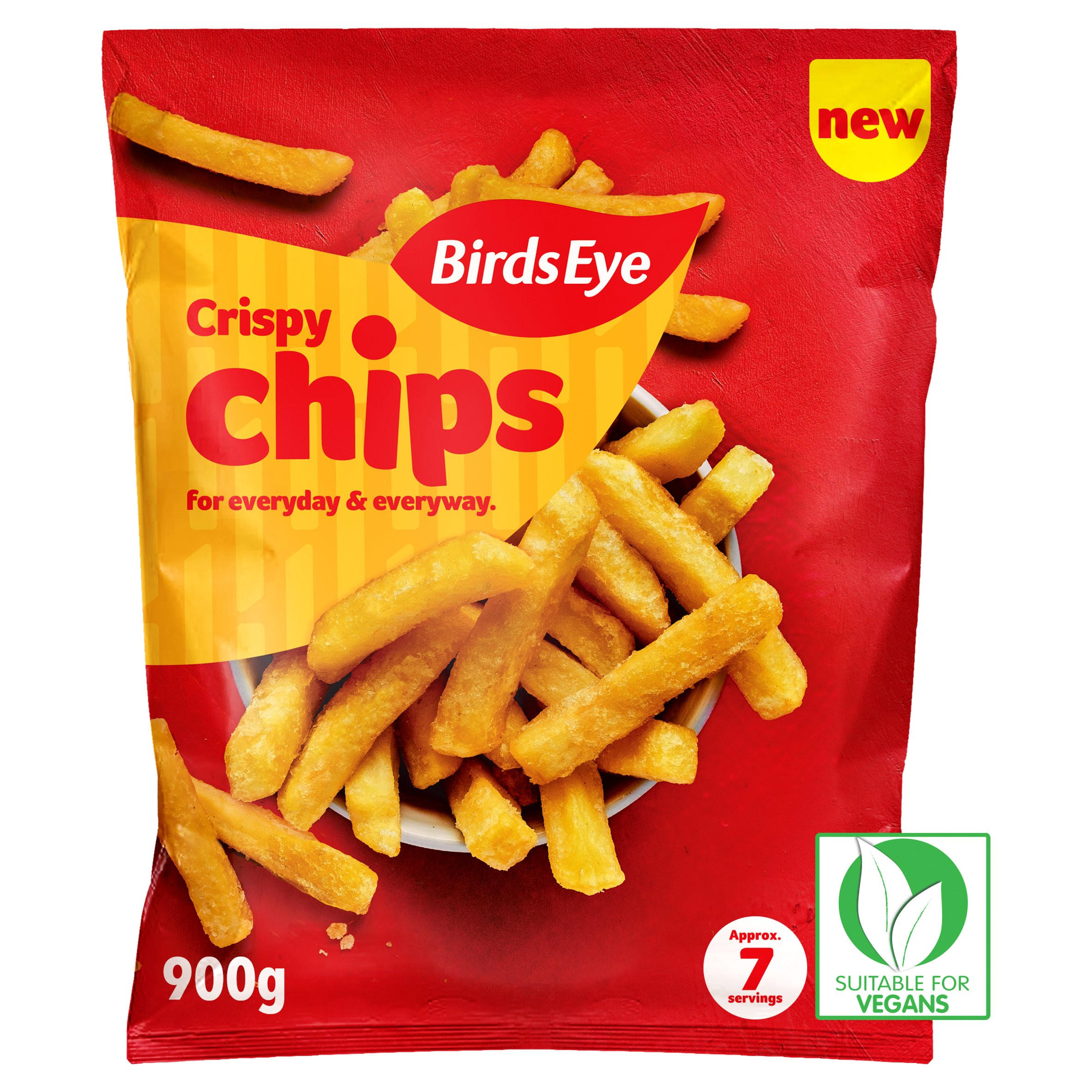 Birds Eye Crispy Straight Cut Chips 900g