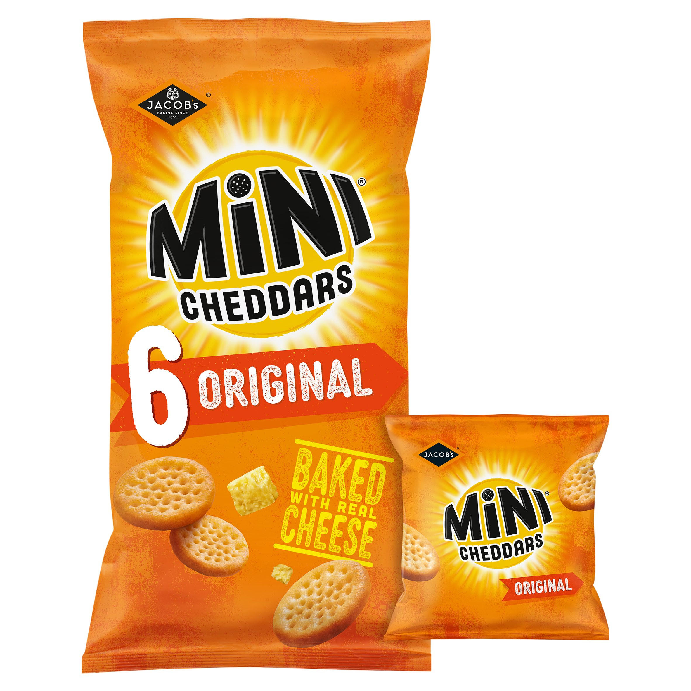 Mini Cheddars Original Multipacks 6x23g