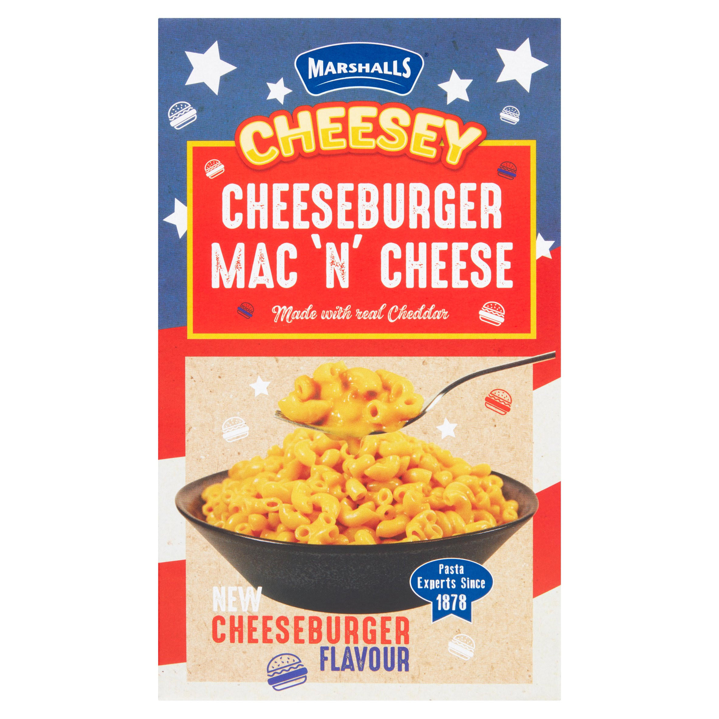 Marshalls Cheesey Cheeseburger Mac 'N' Cheese 190g