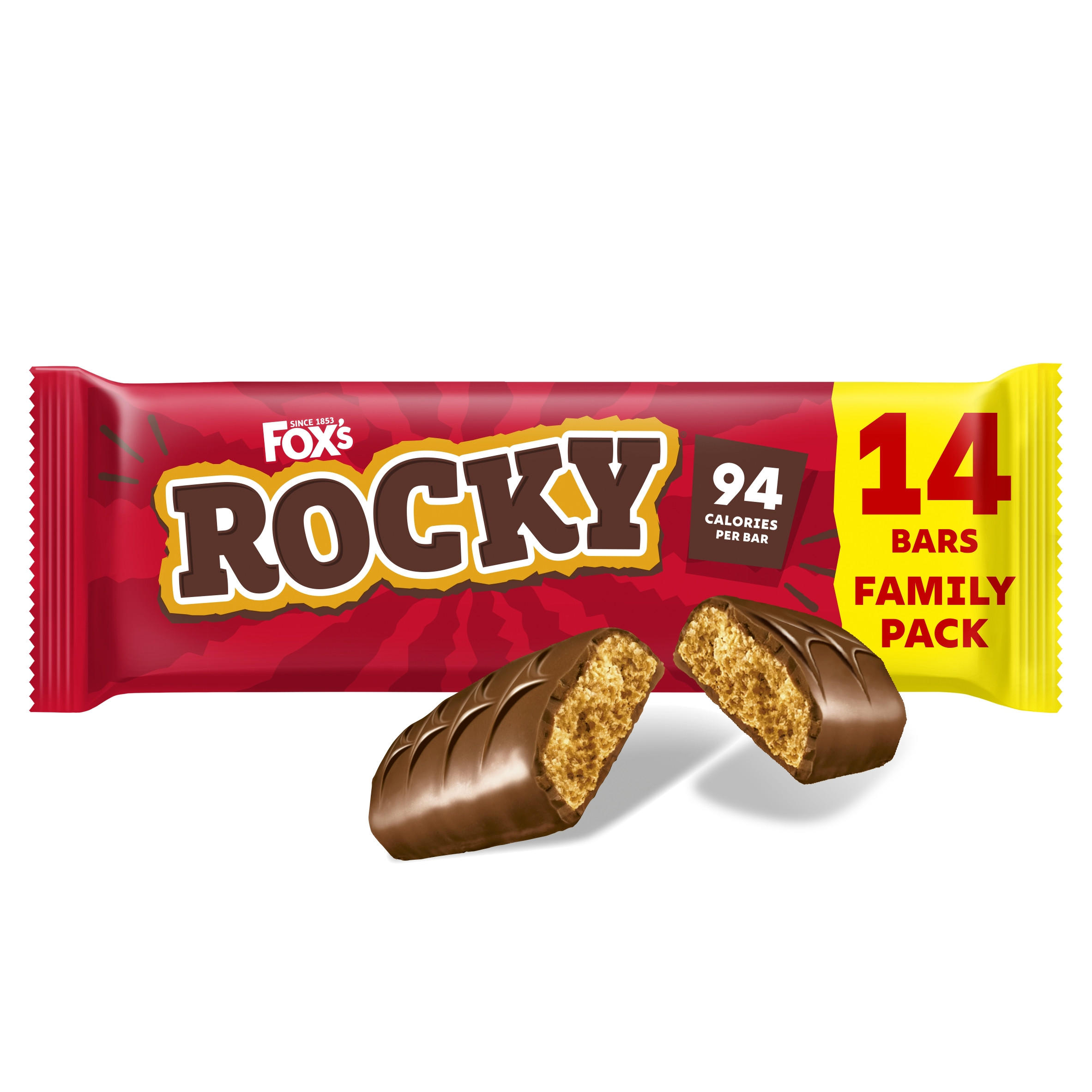 Fox's Biscuits Rocky Original Biscuit Bars 14 Bars Multipack