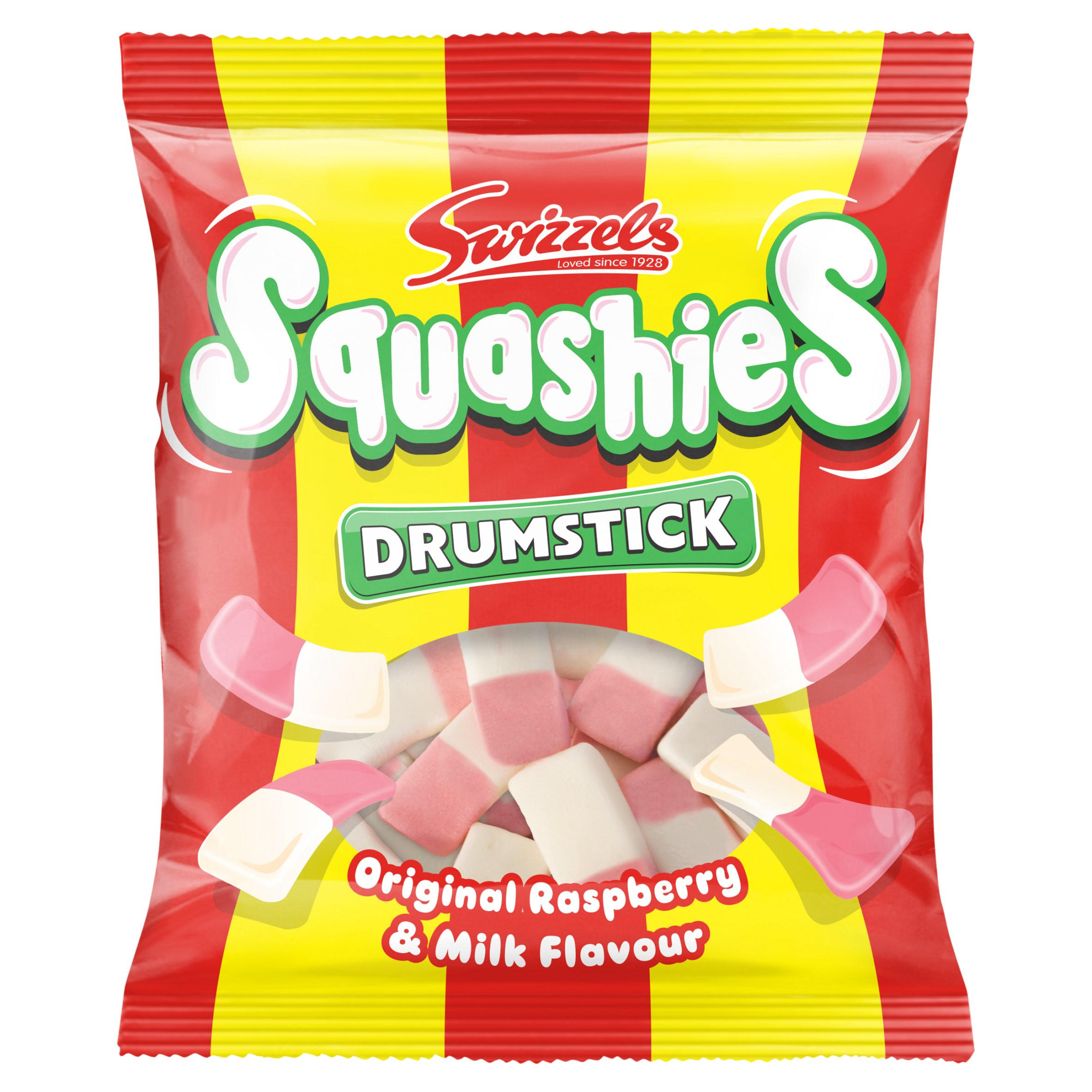 Swizzels Squashies Original Raspberry & Milk 120g