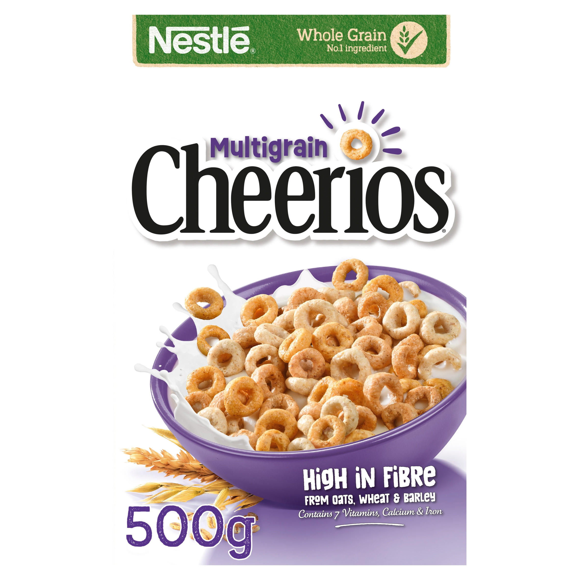 Nestlé Cheerios Multigrain Hoop Breakfast Cereal 500g