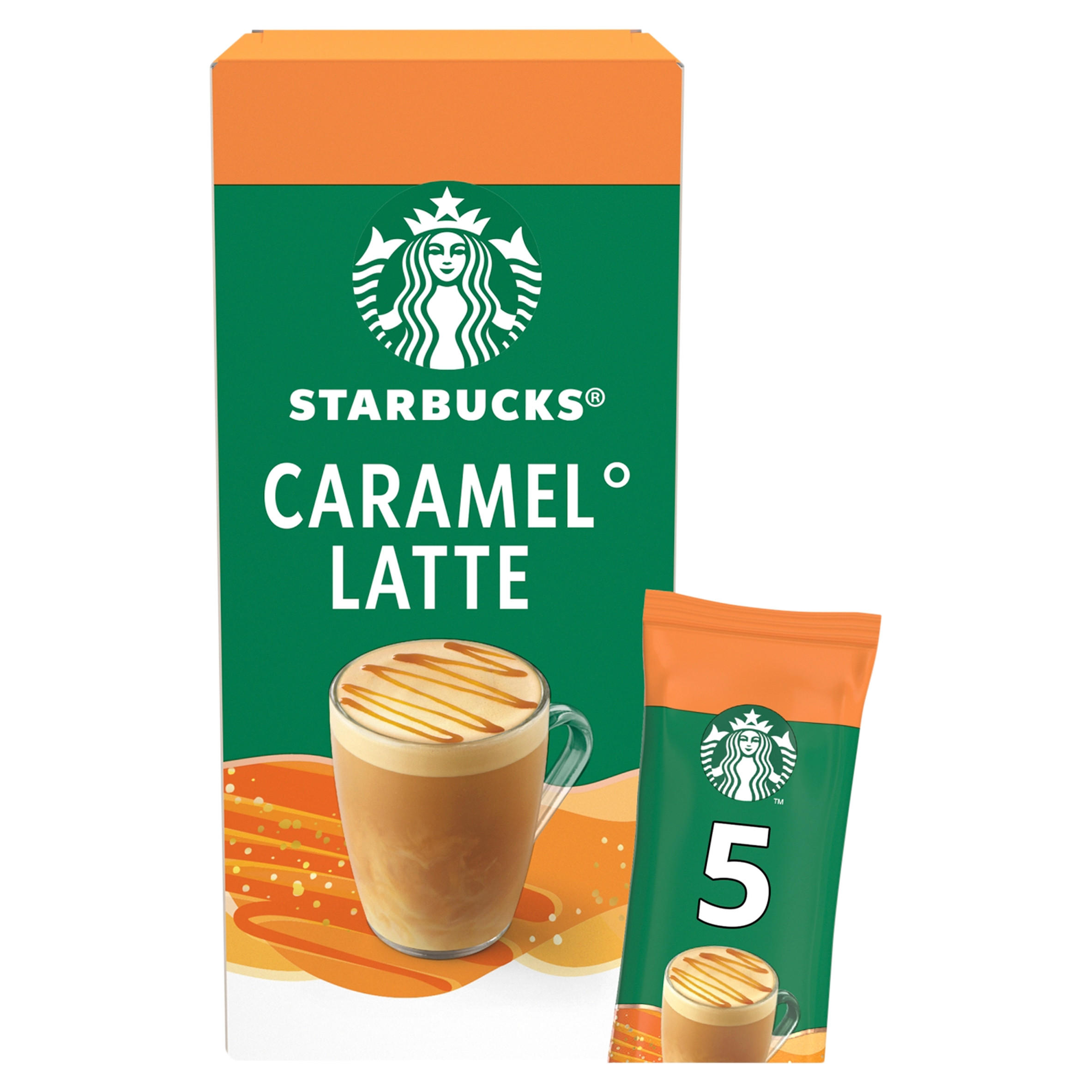 Starbucks Caramel Latte Instant Coffee Sachets 5 x 23g