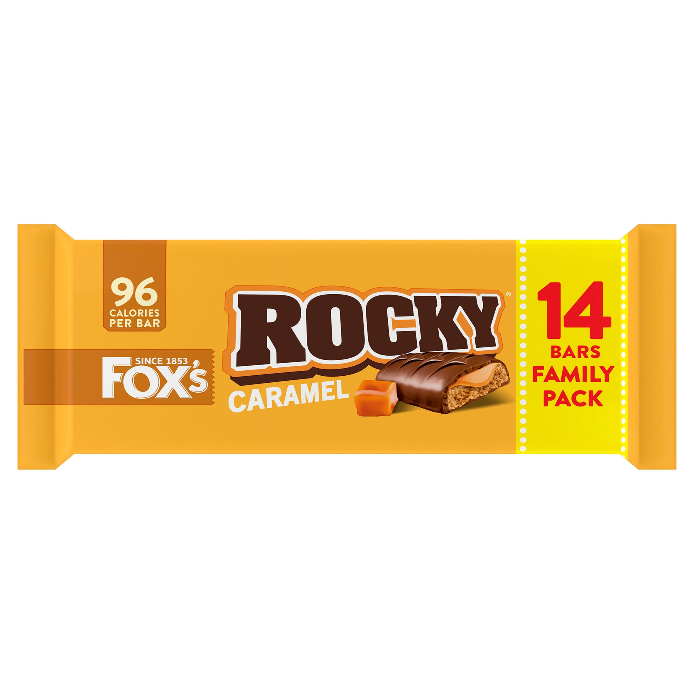 Fox's Rocky Caramel Bars 14 x 19.5g (273g)