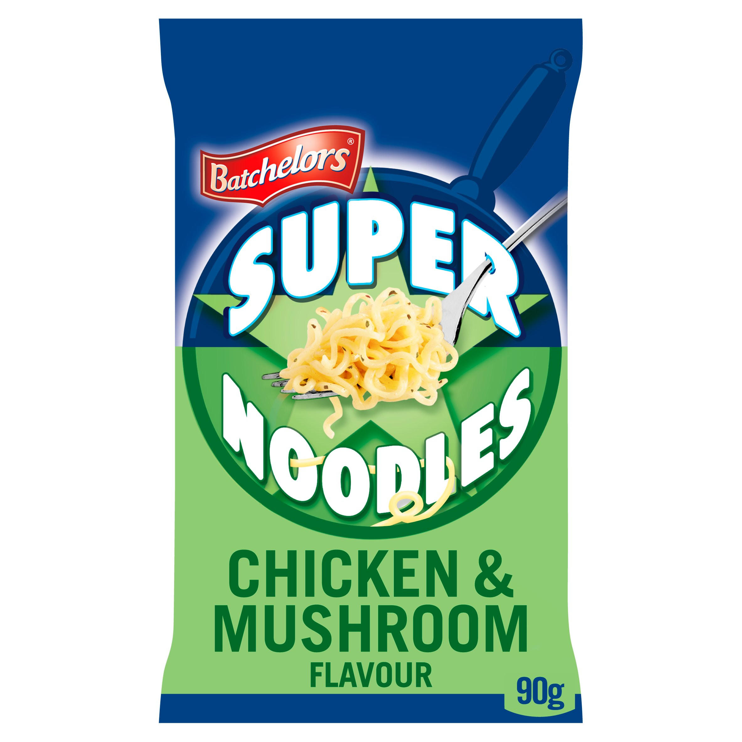 Batchelors Super Noodles Chicken & Mushroom Flavour Noodle Block 90g