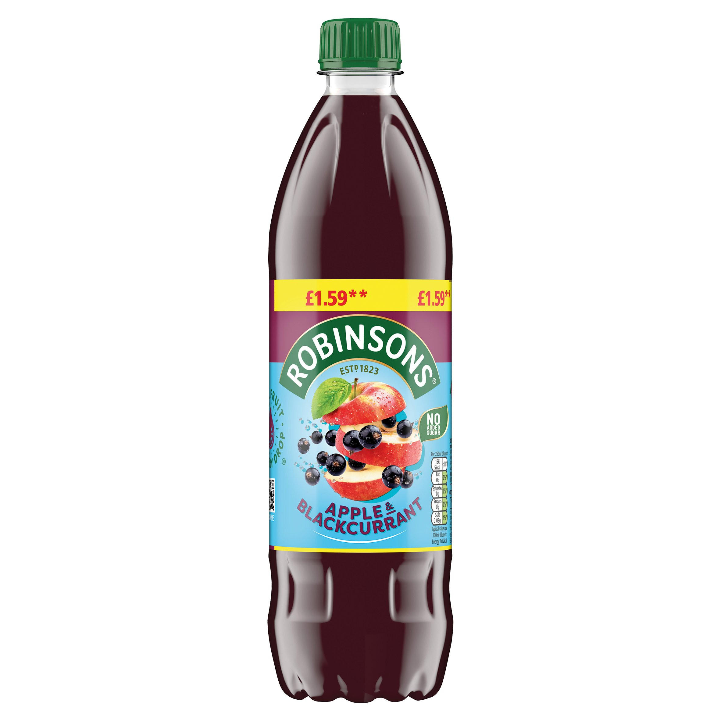 Robinsons Apple & Blackcurrant No Added Sugar Squash 750ml