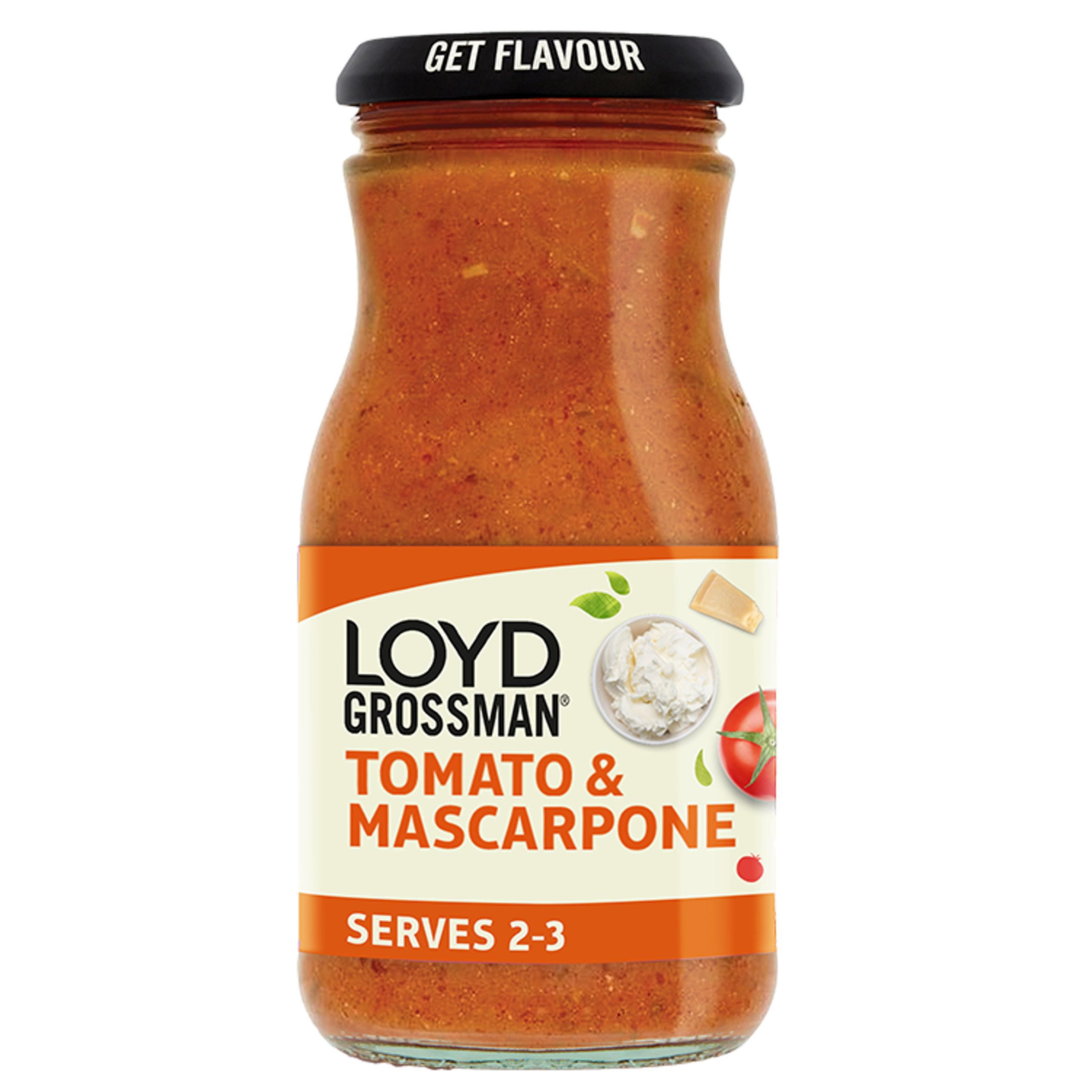 Loyd Grossman Tomato & Mascarpone Pasta Sauce Jar 350g