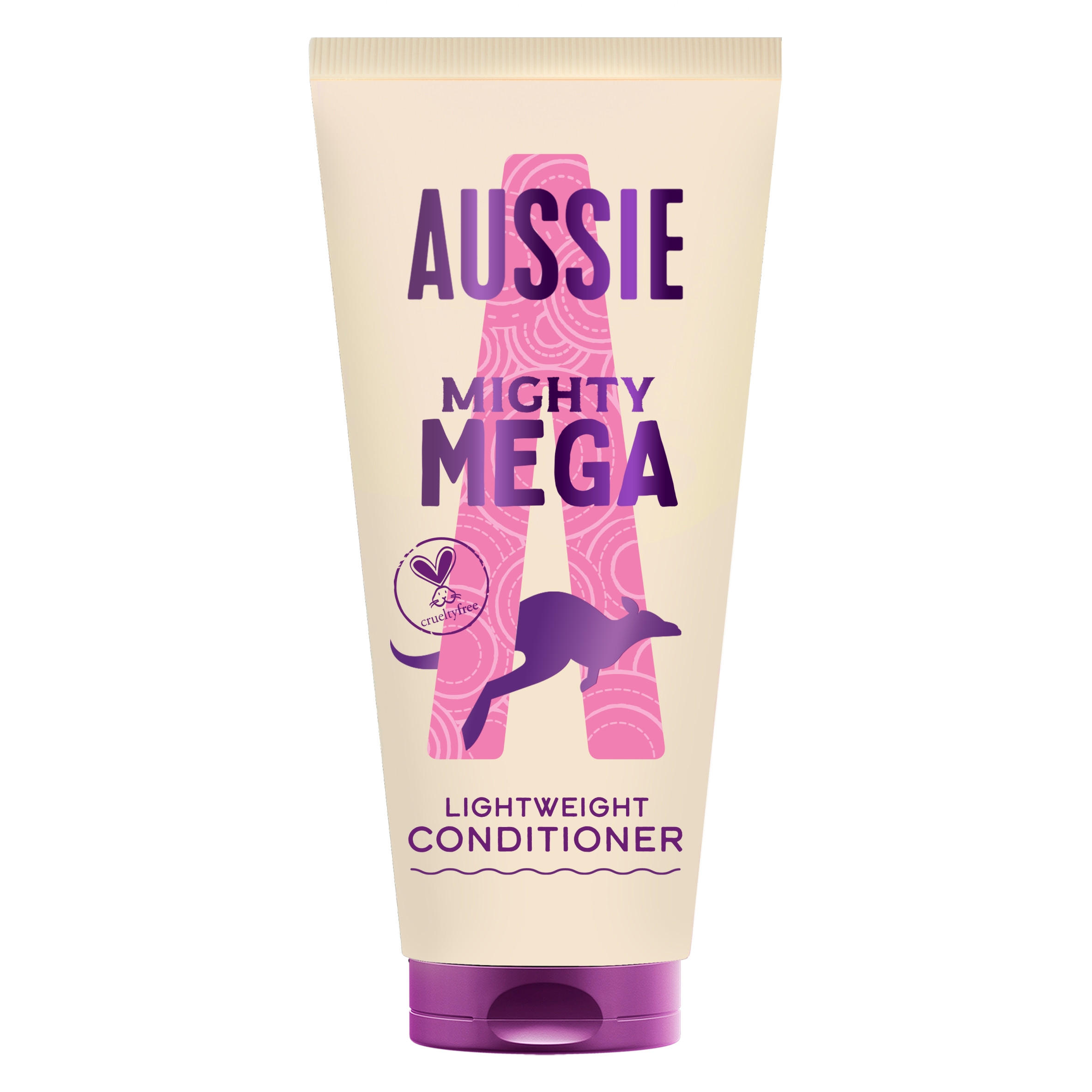 Aussie Mighty Mega Lightweight Conditioner 200ml. Daily Moisturiser for All Hair Types