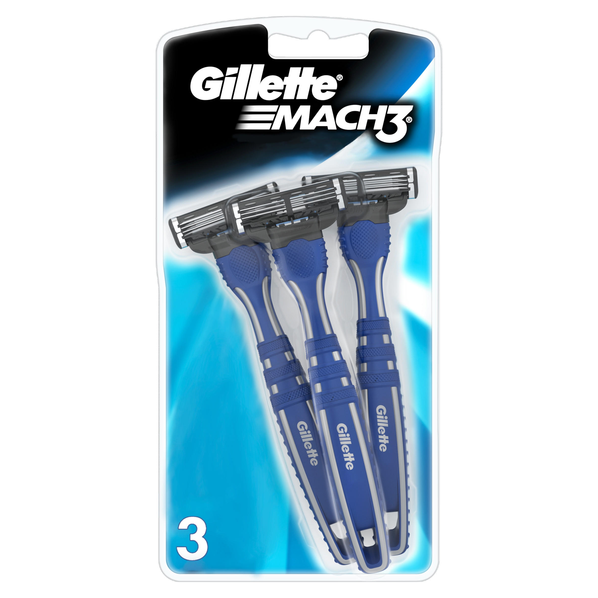 Gillette Mach3 Disposable Men's Razors x3
