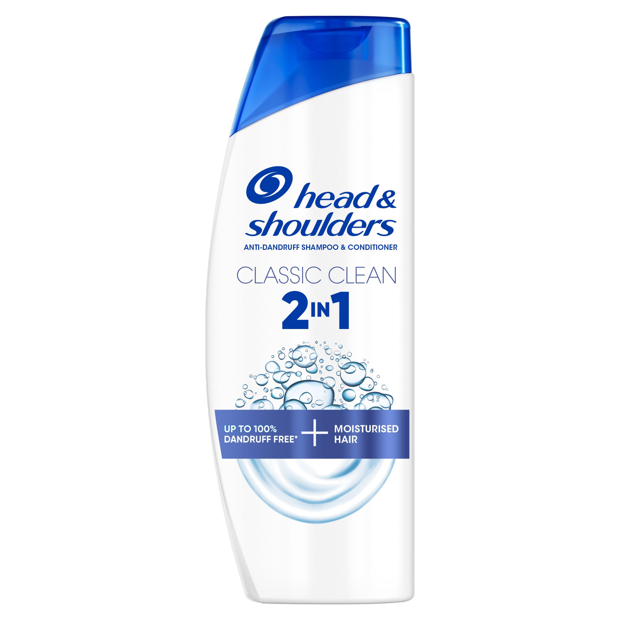 Head & Shoulders Classic Clean 2in1 Anti Dandruff Shampoo 330ml, Refreshing Clean Scent