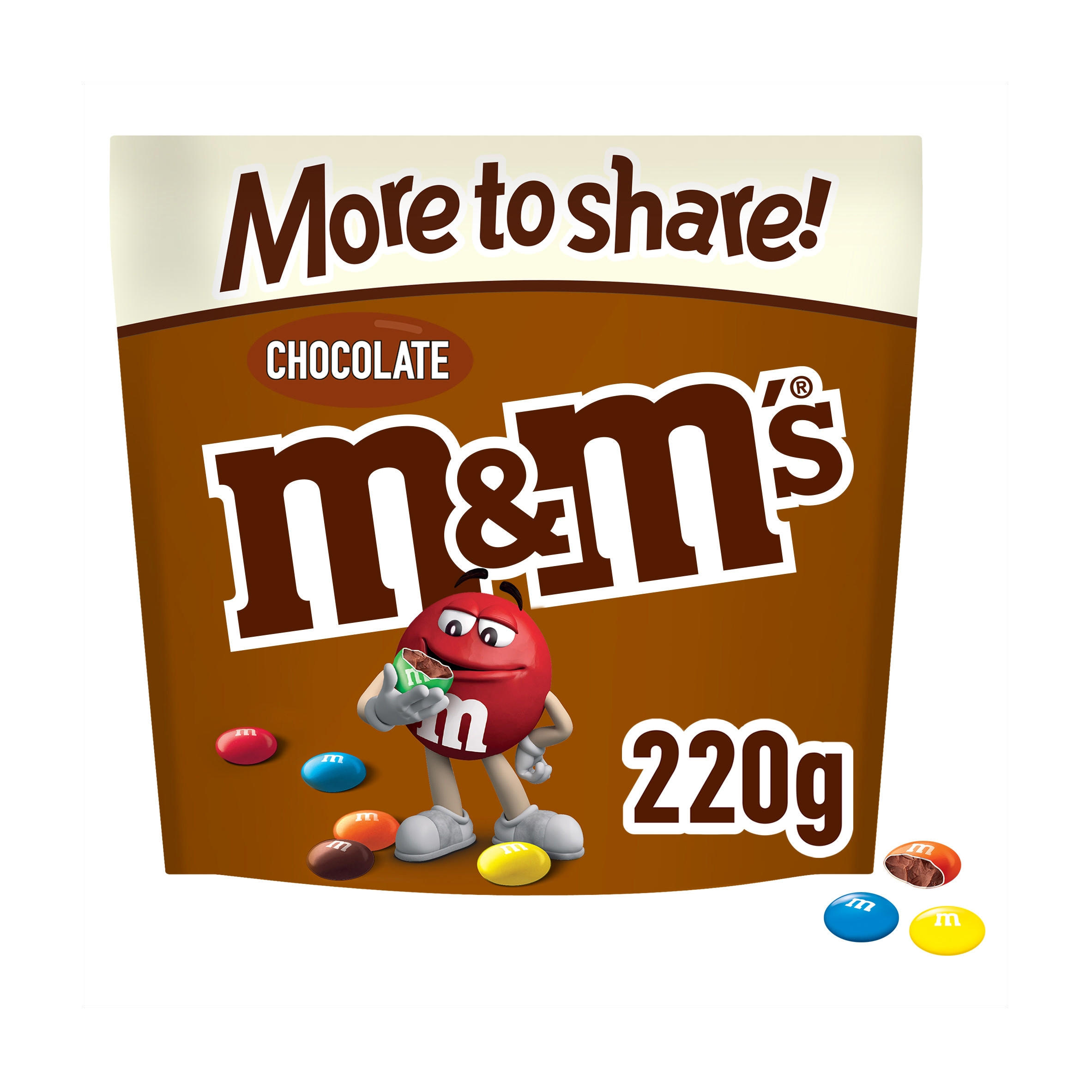 M&M's Chocolate More to Share Pouch Bag 220g