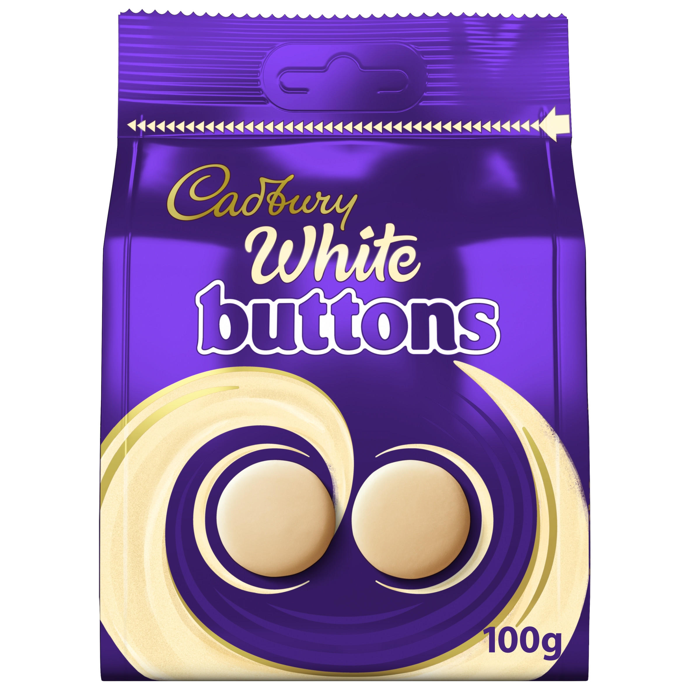 Cadbury Buttons White Chocolate 100g