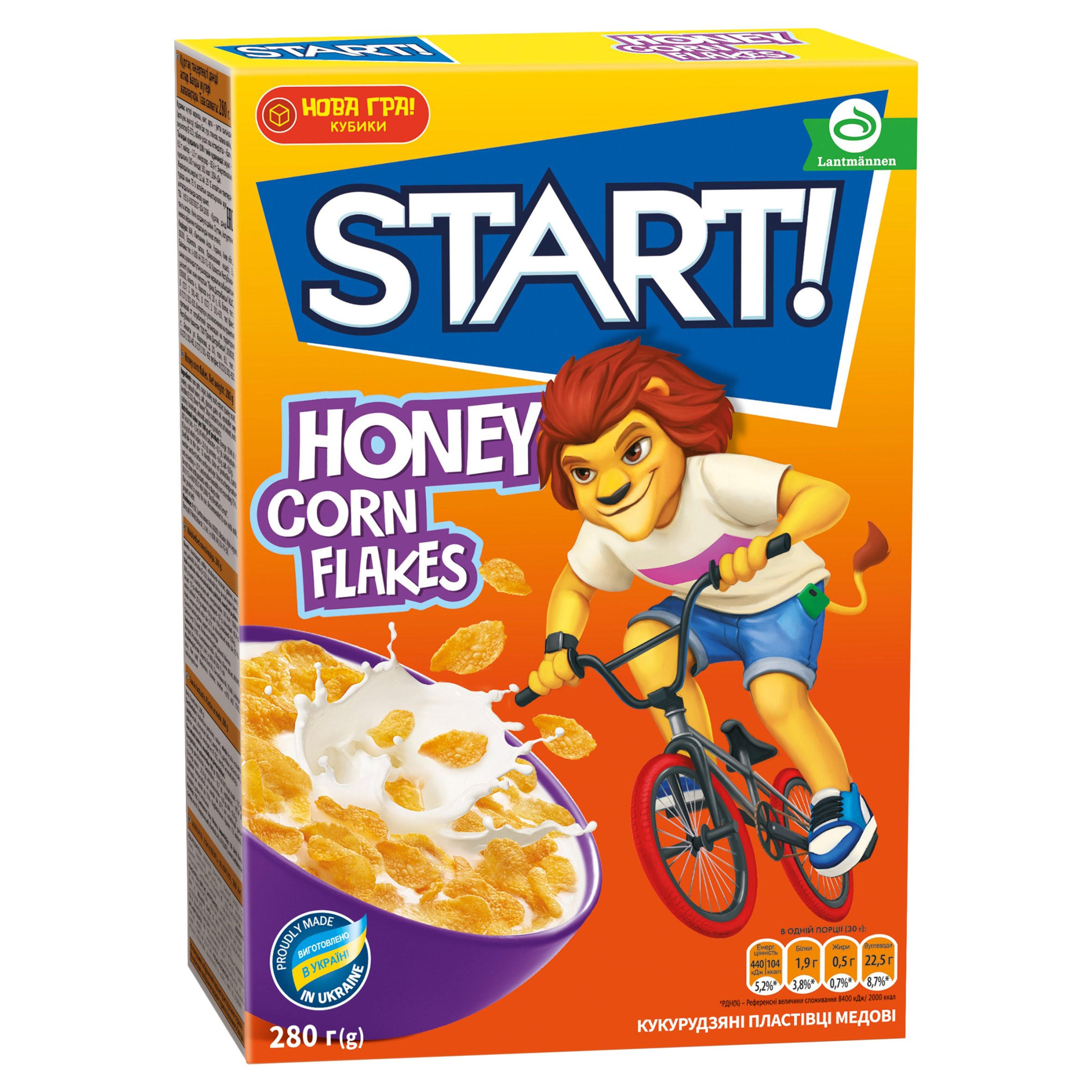 Start! Honey Corn Flakes 280g