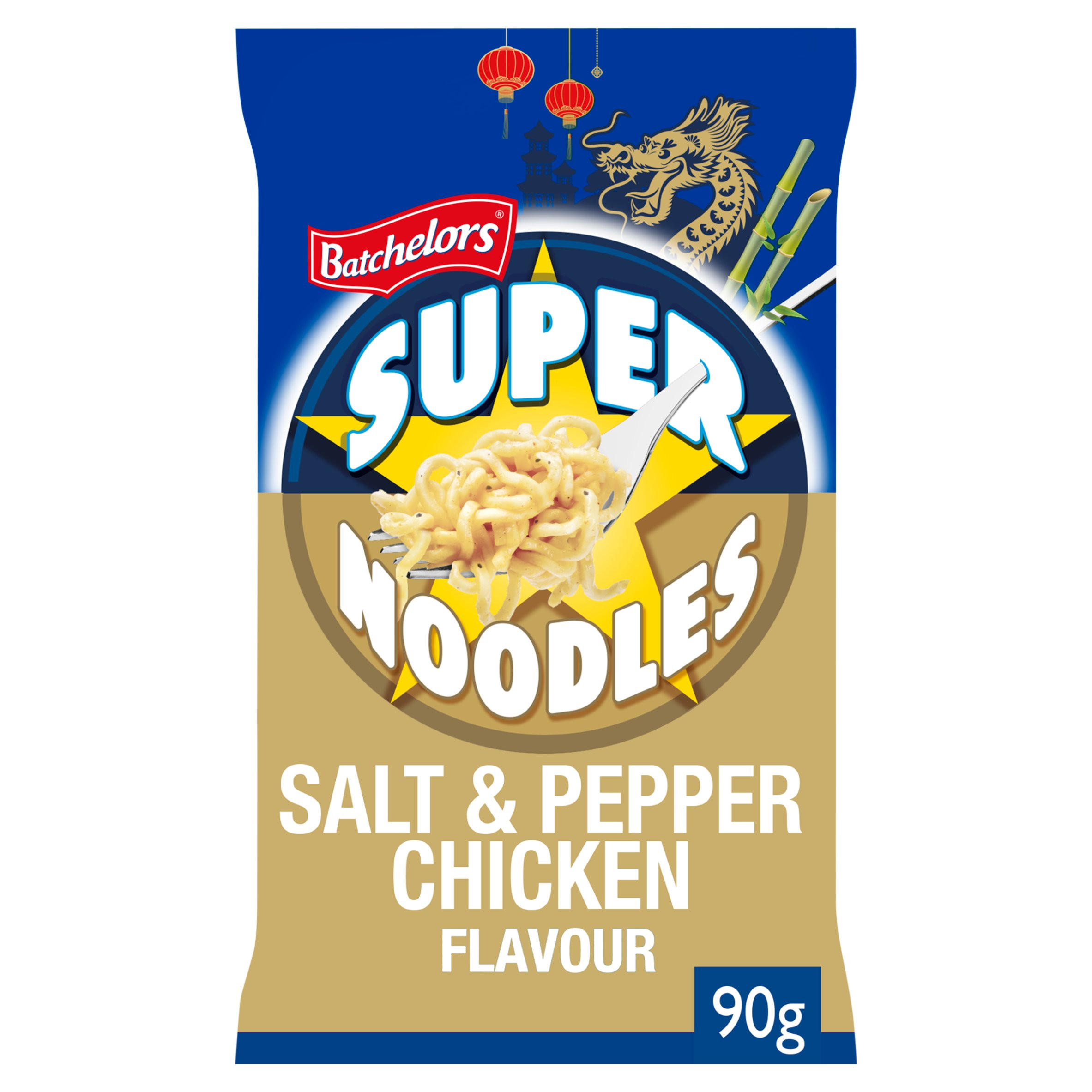 Batchelors Super Noodles Chinese Salt & Pepper Chicken Instant Noodles 90g
