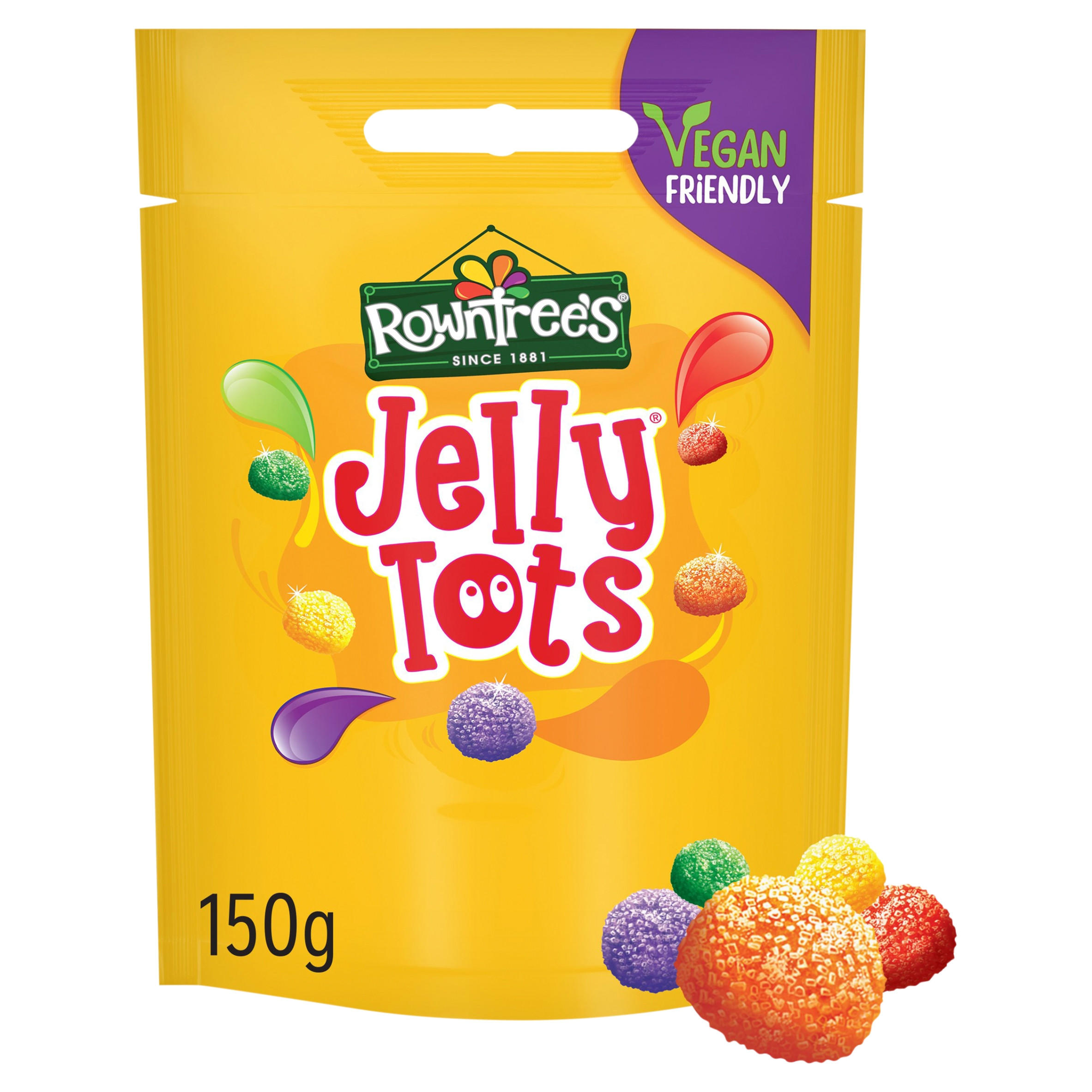 Rowntree's Jelly Tots Sweets Sharing Bag 150g