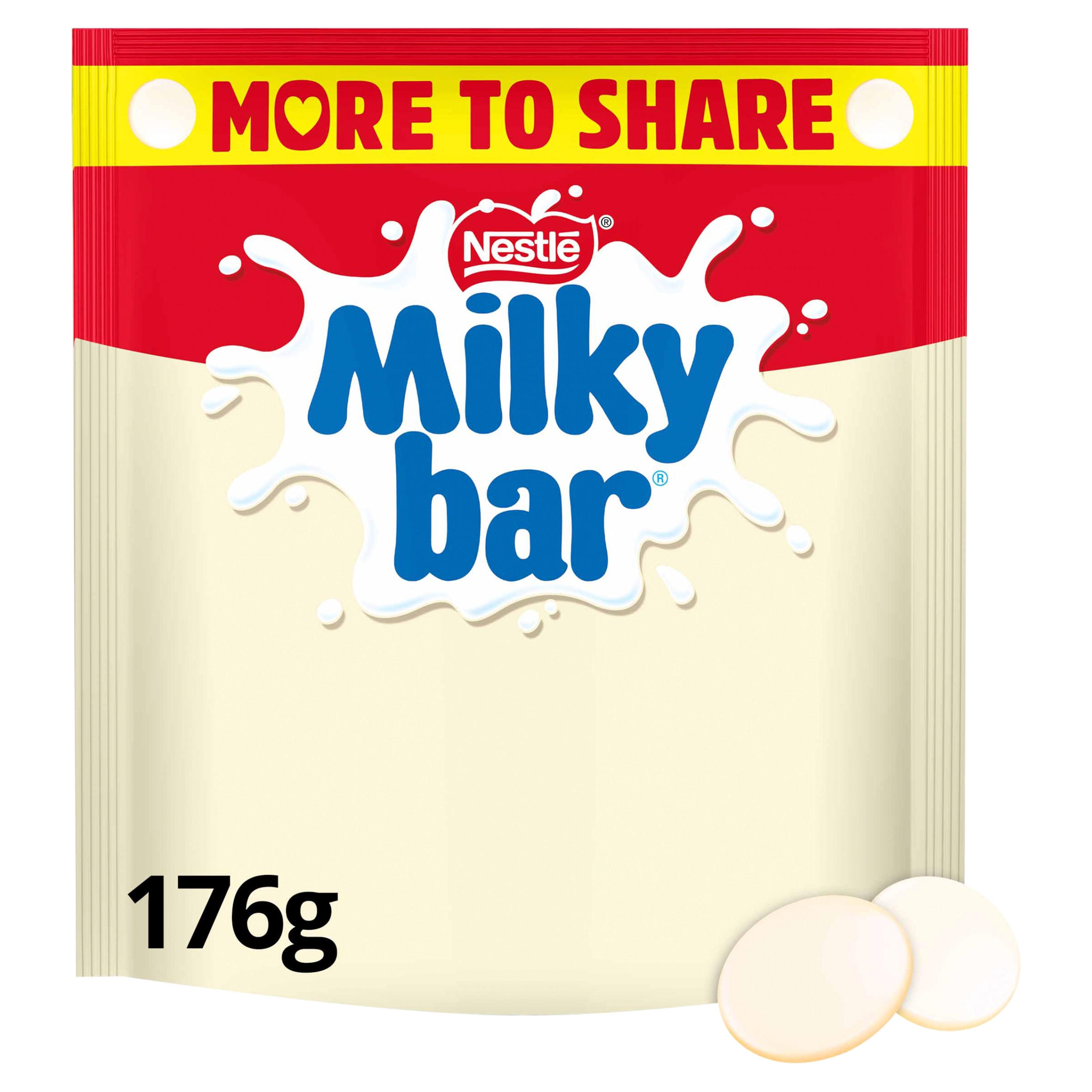 Milkybar Giant Buttons White Chocolate Sharing Bag 176g