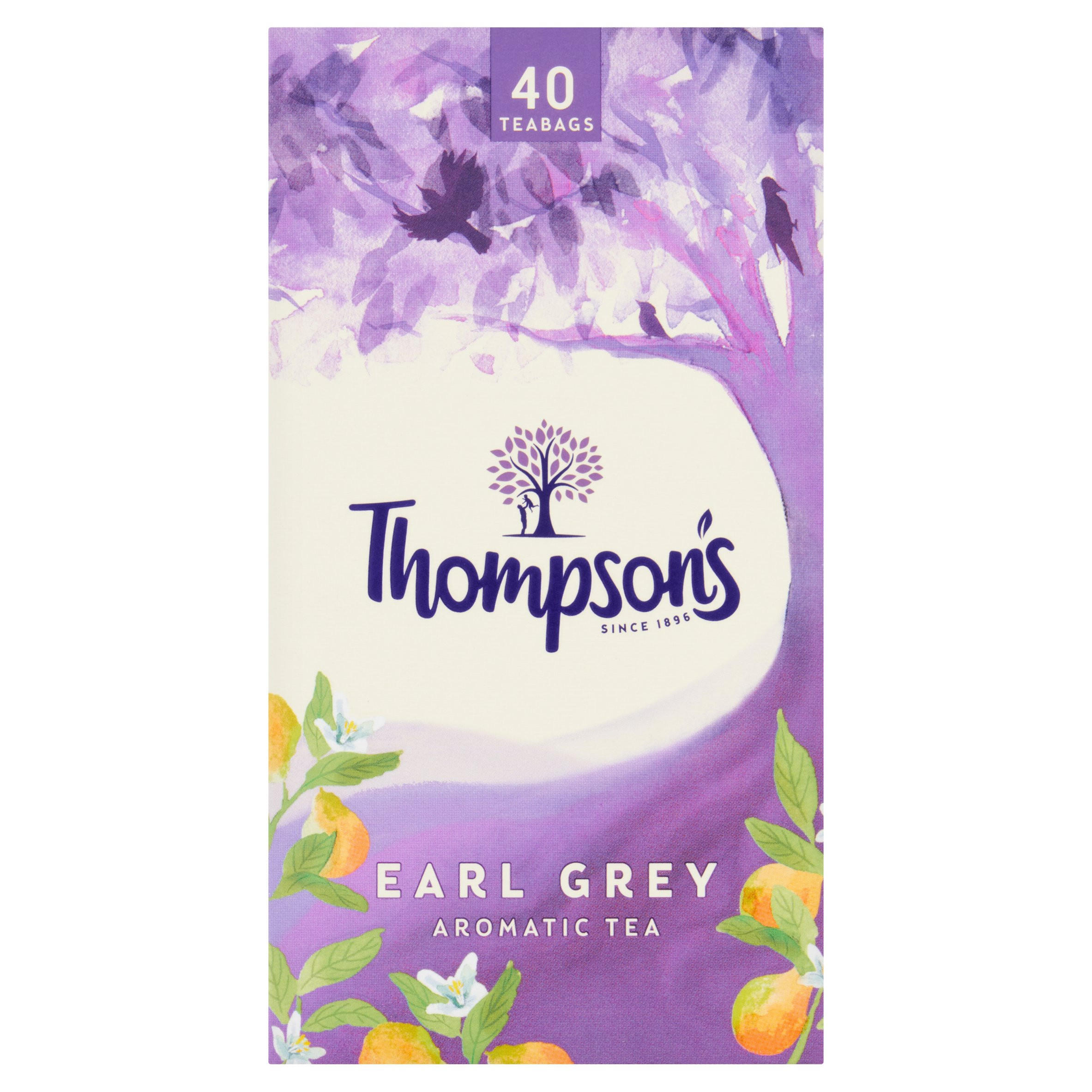 Thompson's Earl Grey 40 Teabags 80g