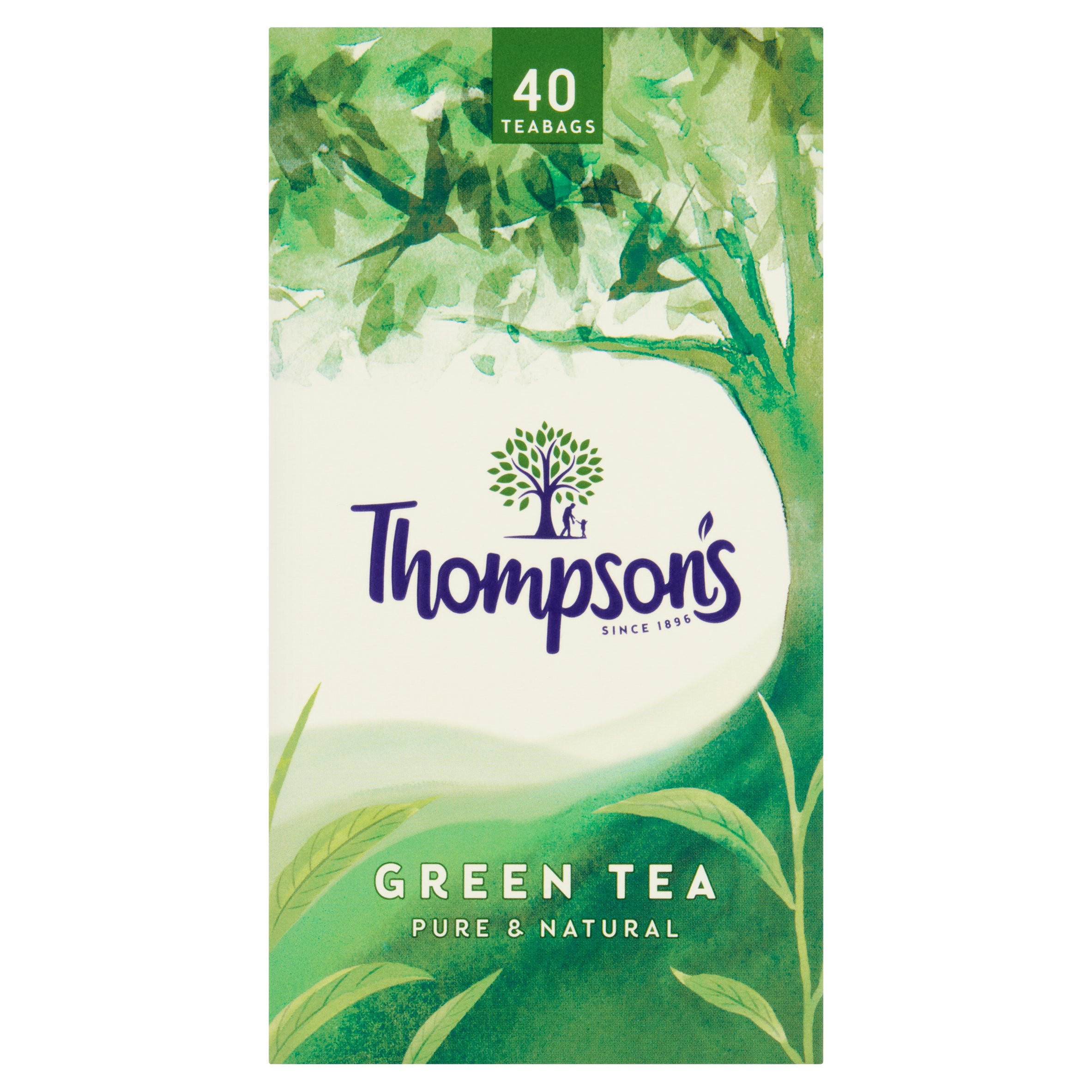 Thompson's Green Tea 40 Teabags 80g