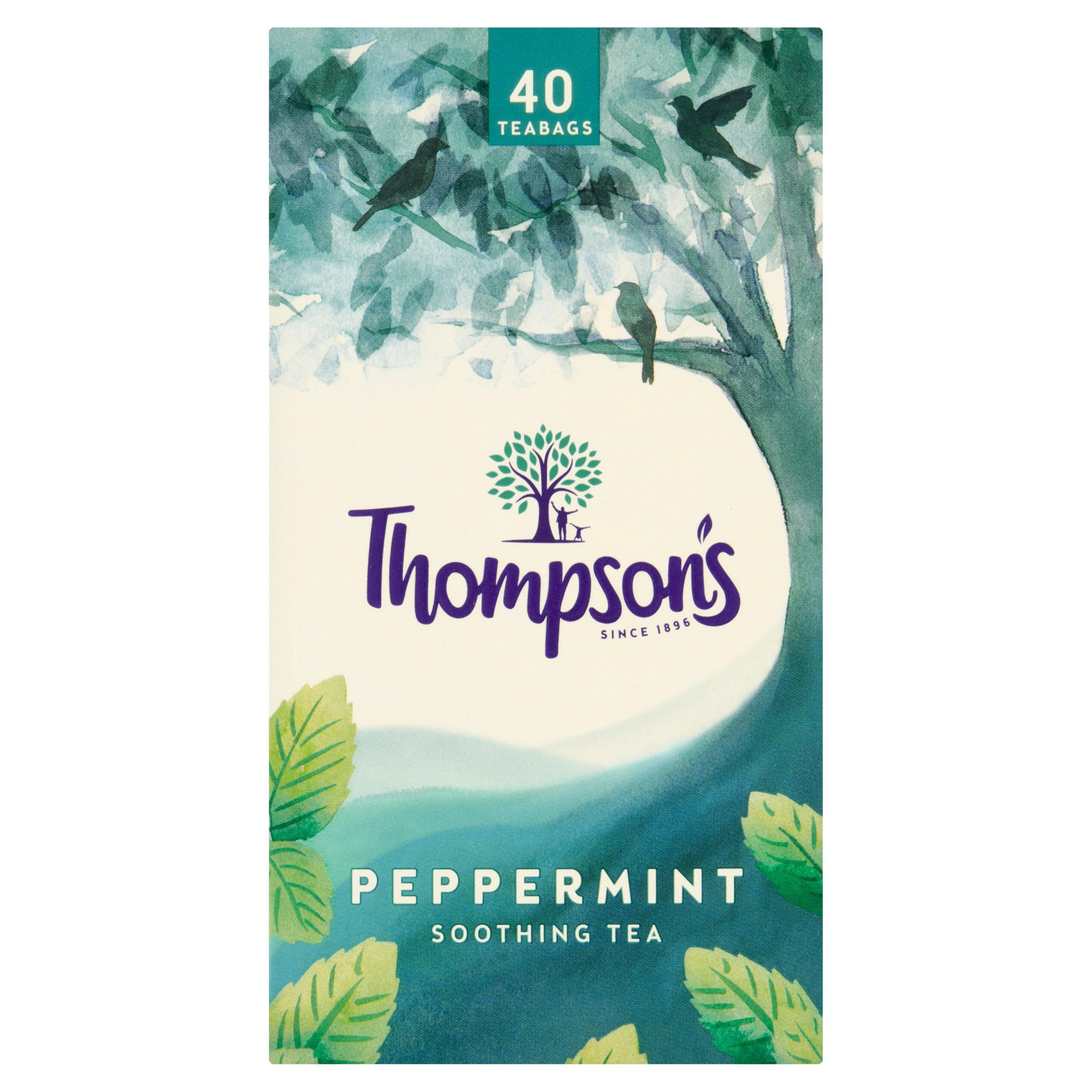 Thompson's Peppermint 40 Teabags 80g