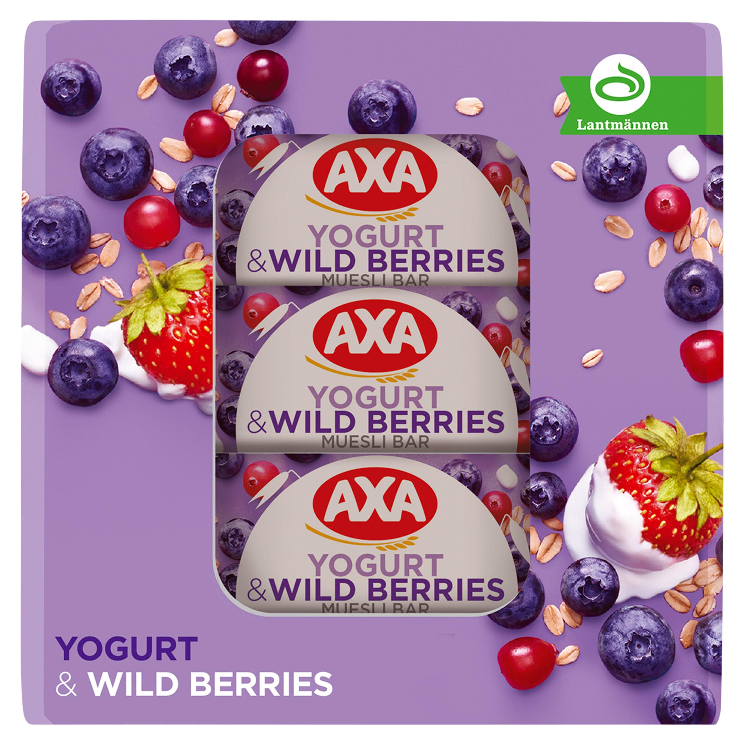 Axa Yogurt & Wild Berries 6 x 25g (150g)