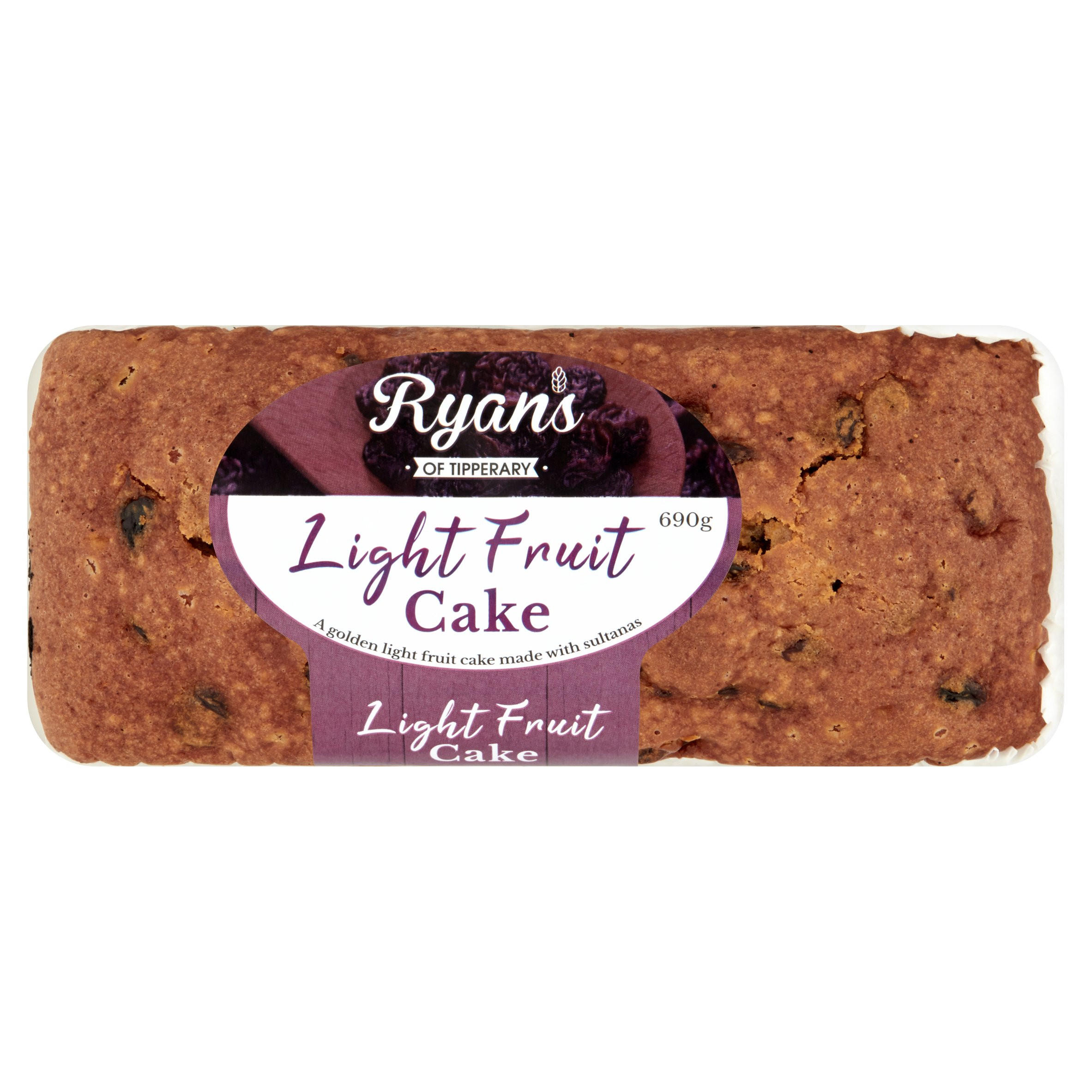 Ryan's of Tipperary Light Fruit Cake 690g