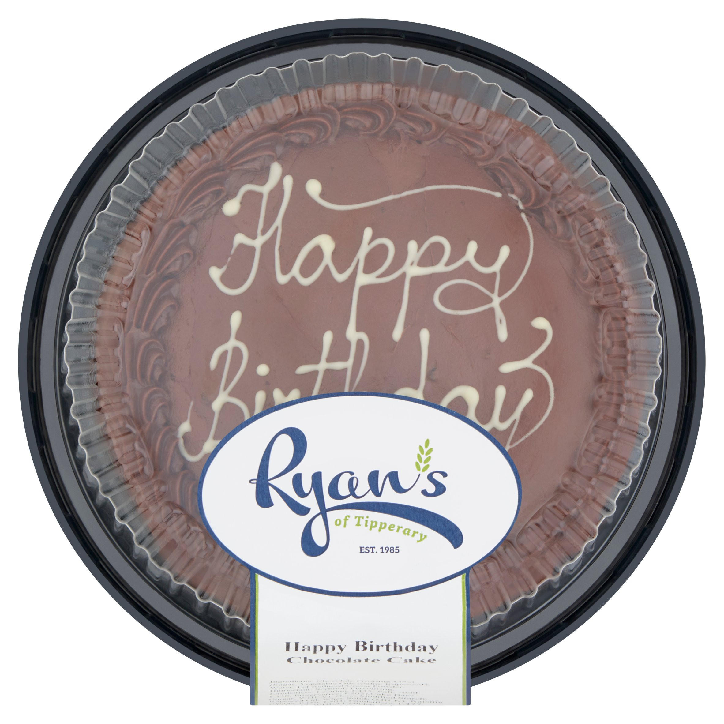 Ryan's of Tipperary Happy Birthday Chocolate Cake 580g