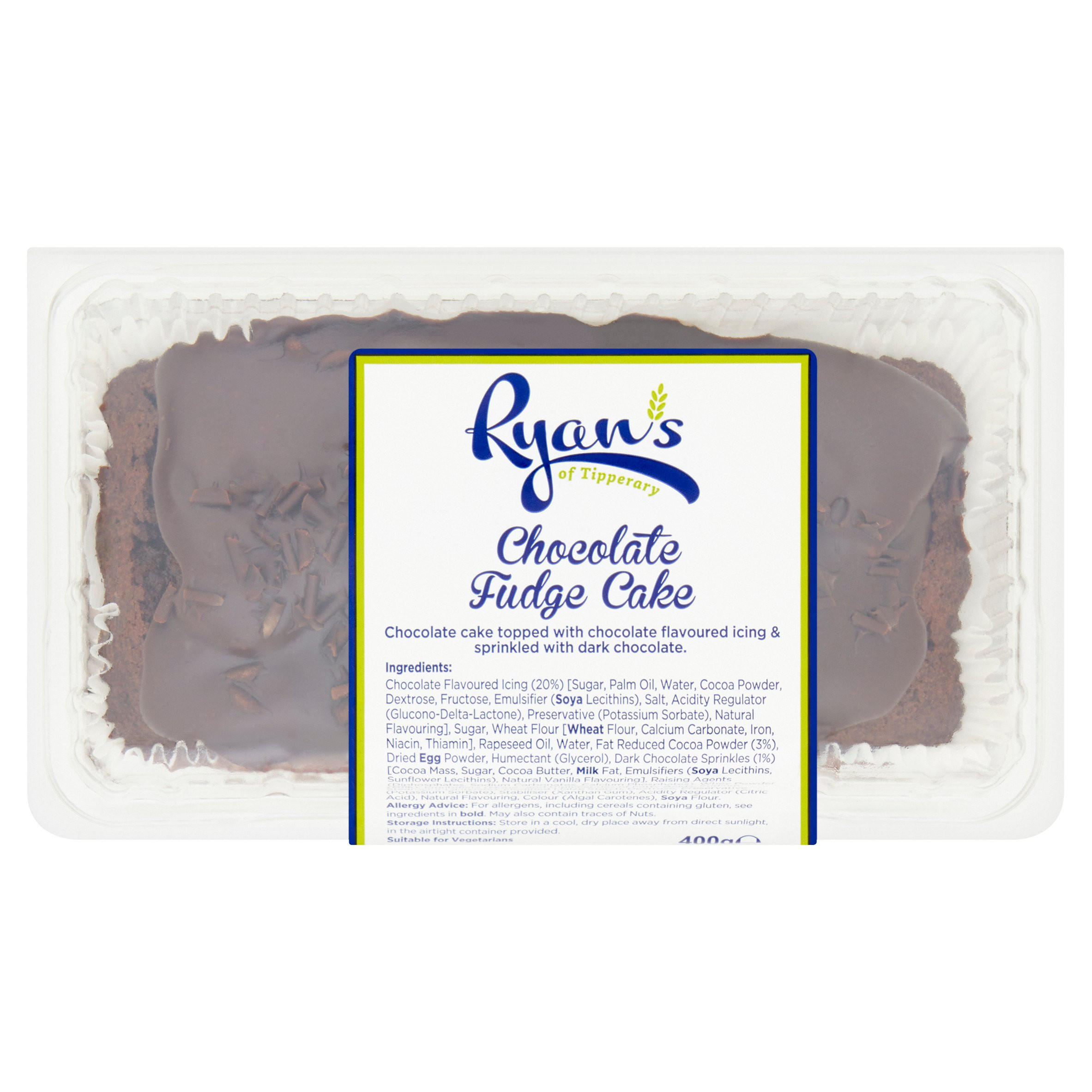 Ryan's of Tipperary Chocolate Fudge Cake 400g