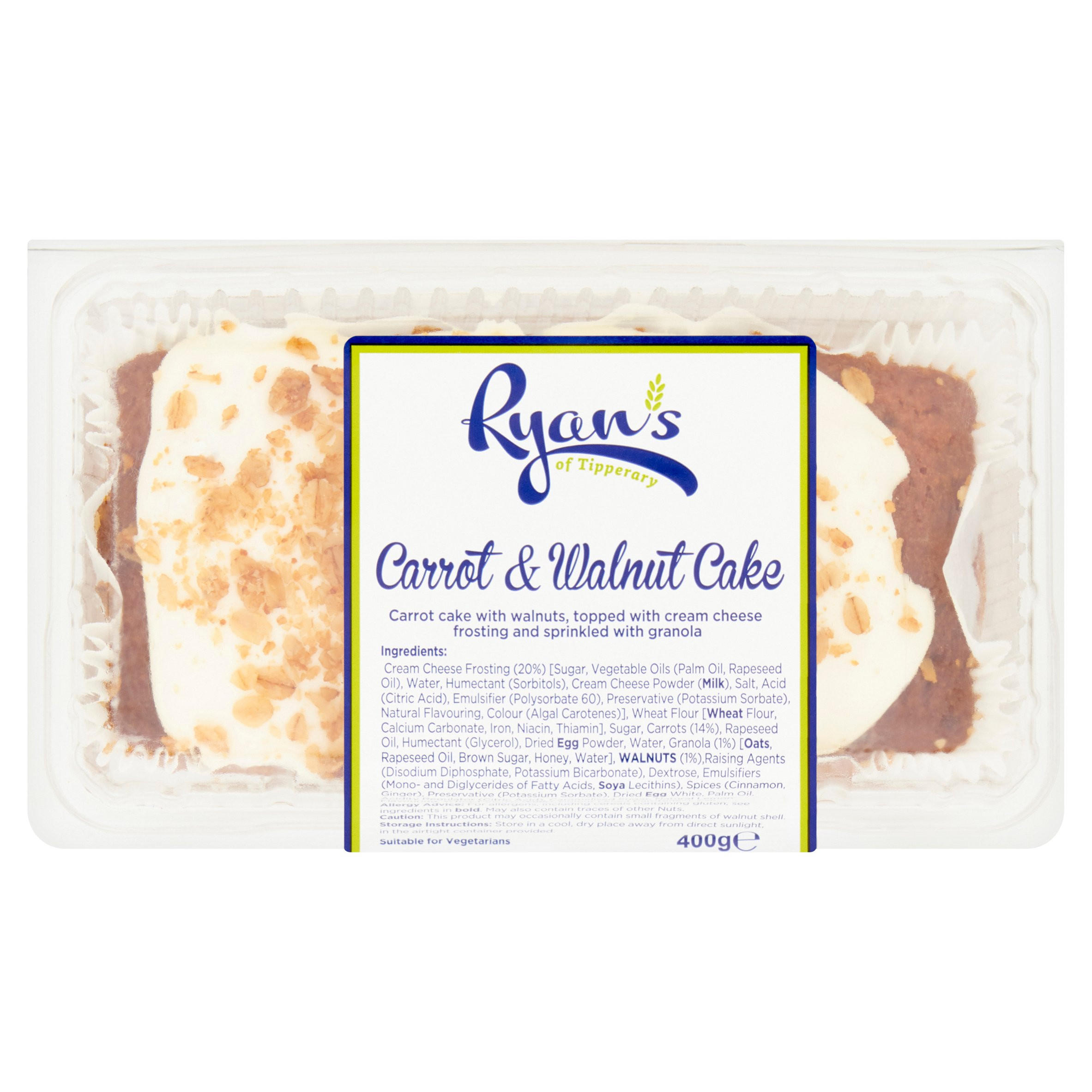 Ryan's of Tipperary Carrot & Walnut Cake 400g