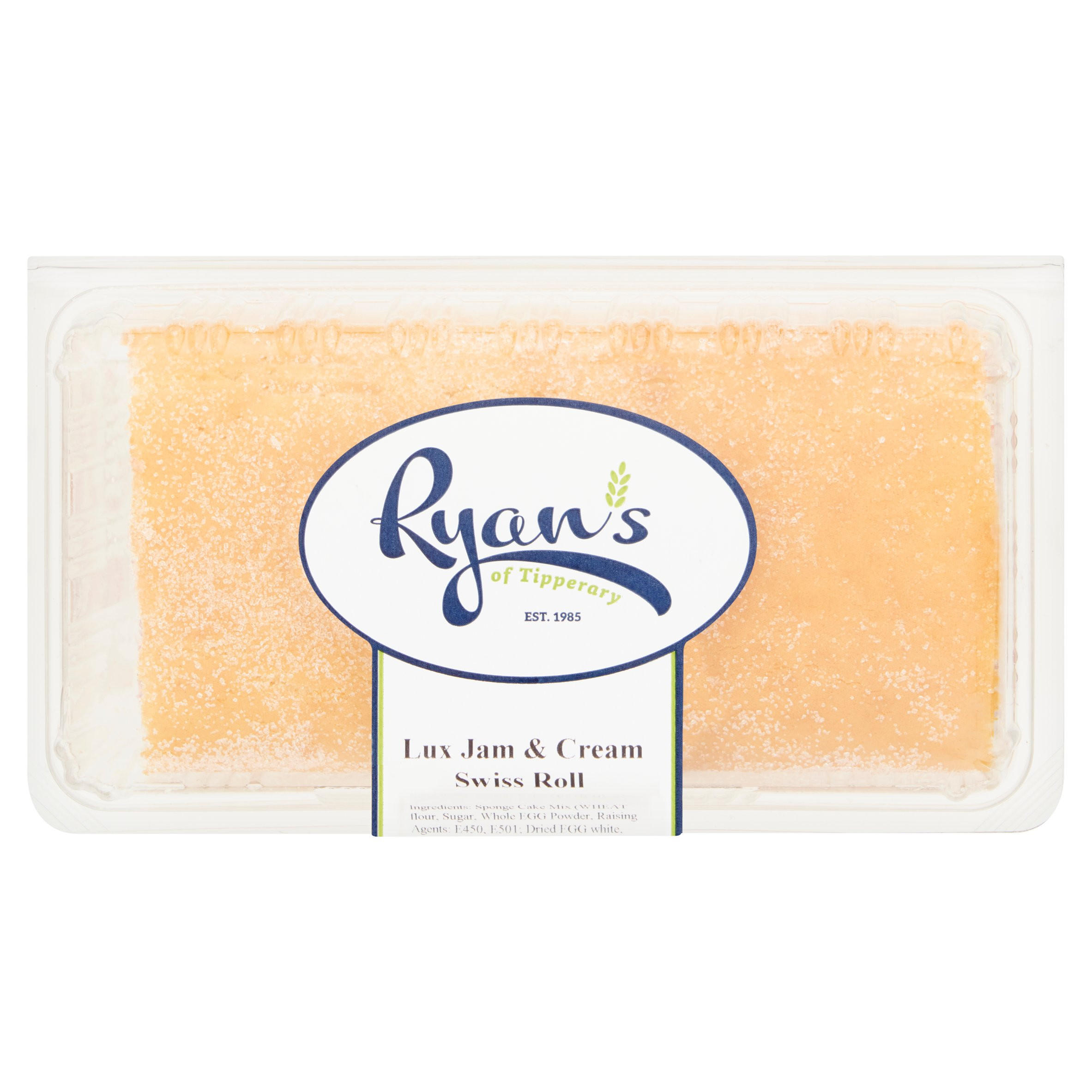 Ryan's of Tipperary Lux Jam & Cream Swiss Roll 450g