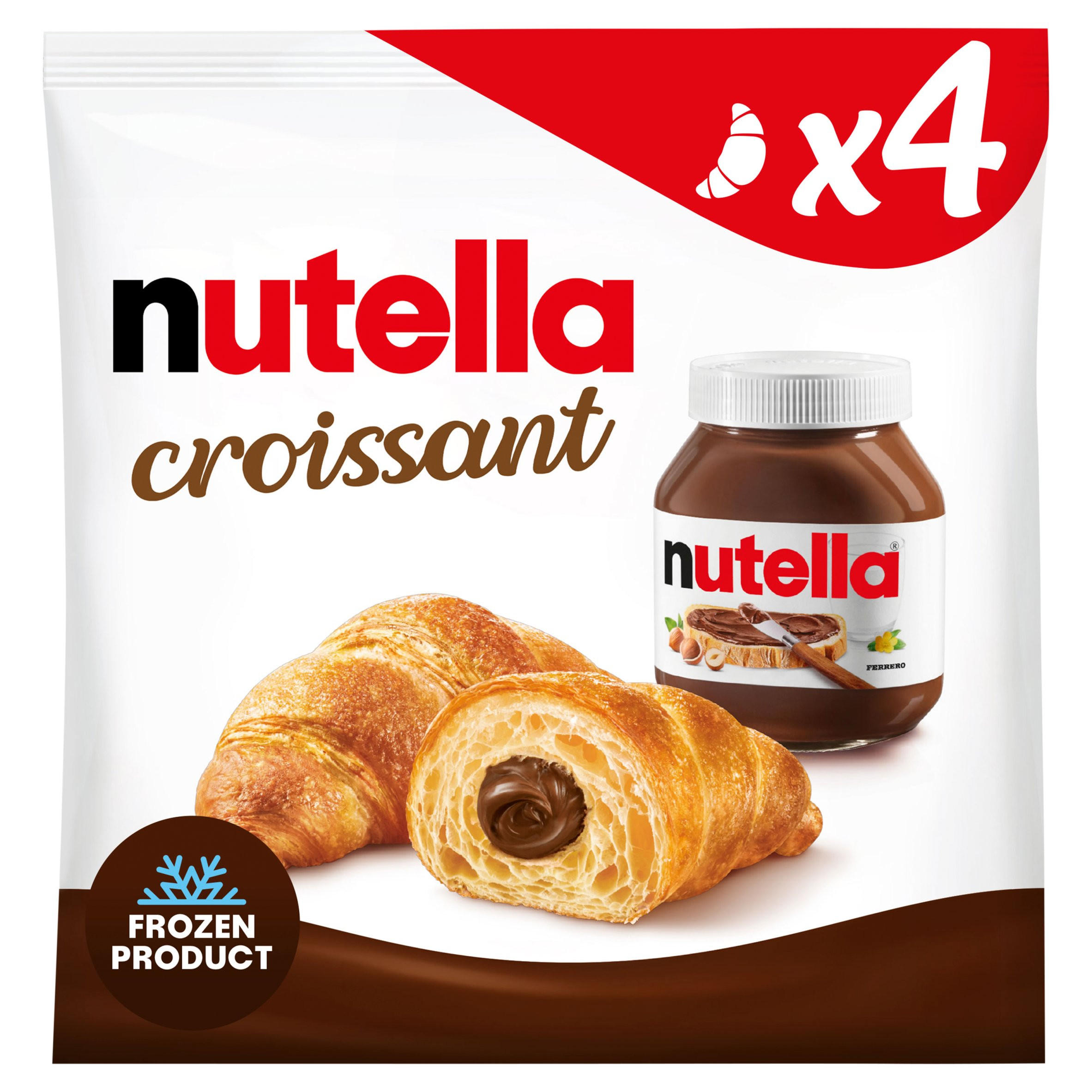 Frozen Nutella Croissant- Crispy Flaky Croissants with a Nutella Heart