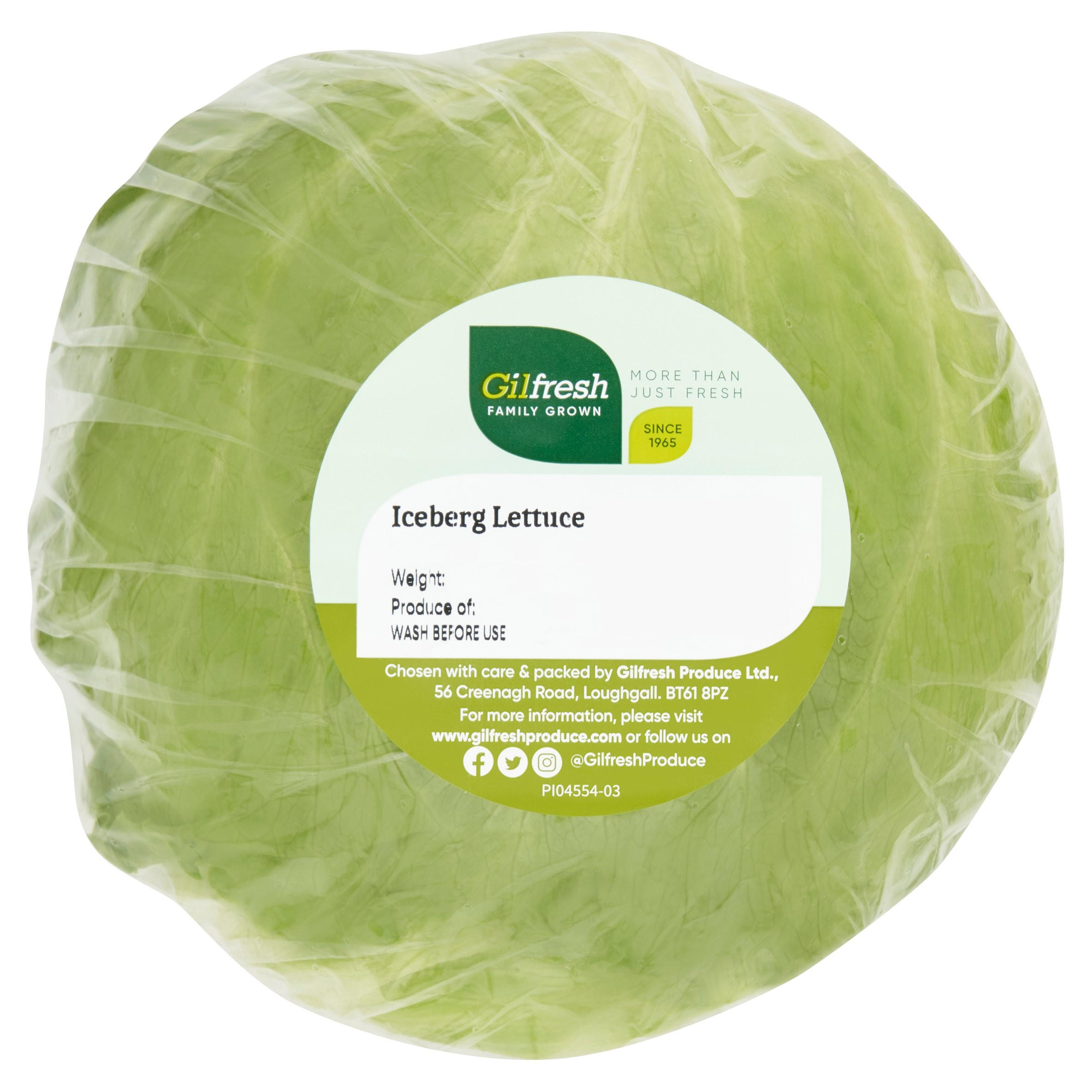 Gilfresh Iceberg Lettuce 350g