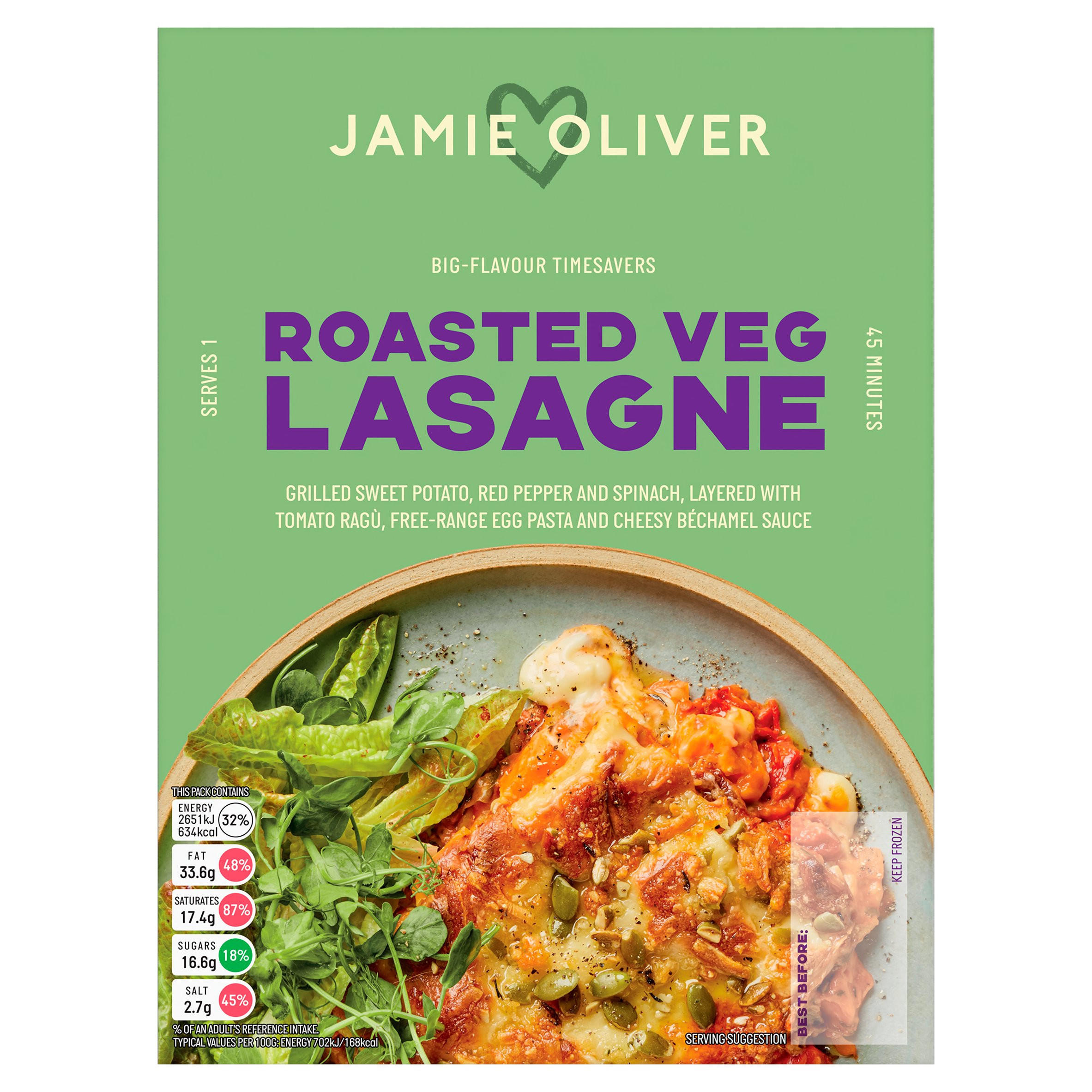 Jamie Oliver Roasted Veg Lasagne 400g