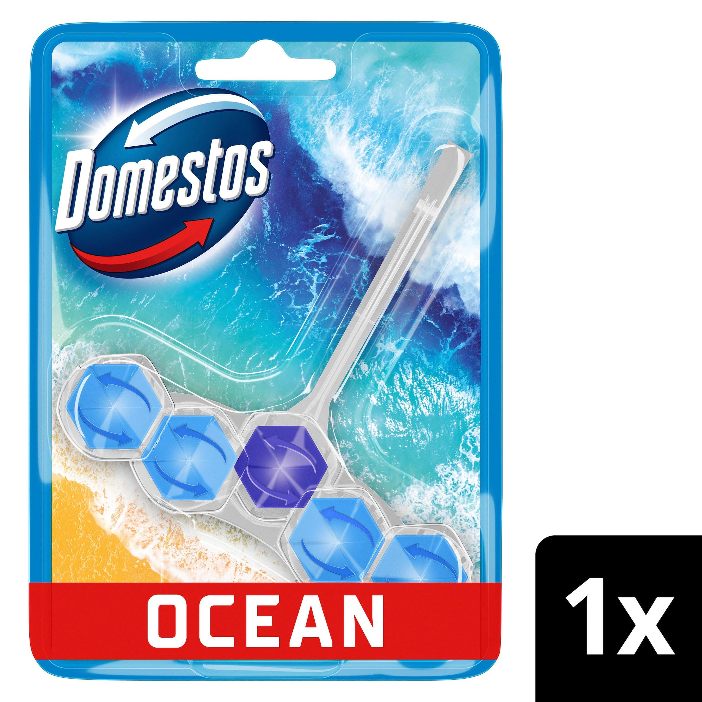 Domestos Power 5 Toilet Rim Block Ocean 50 g