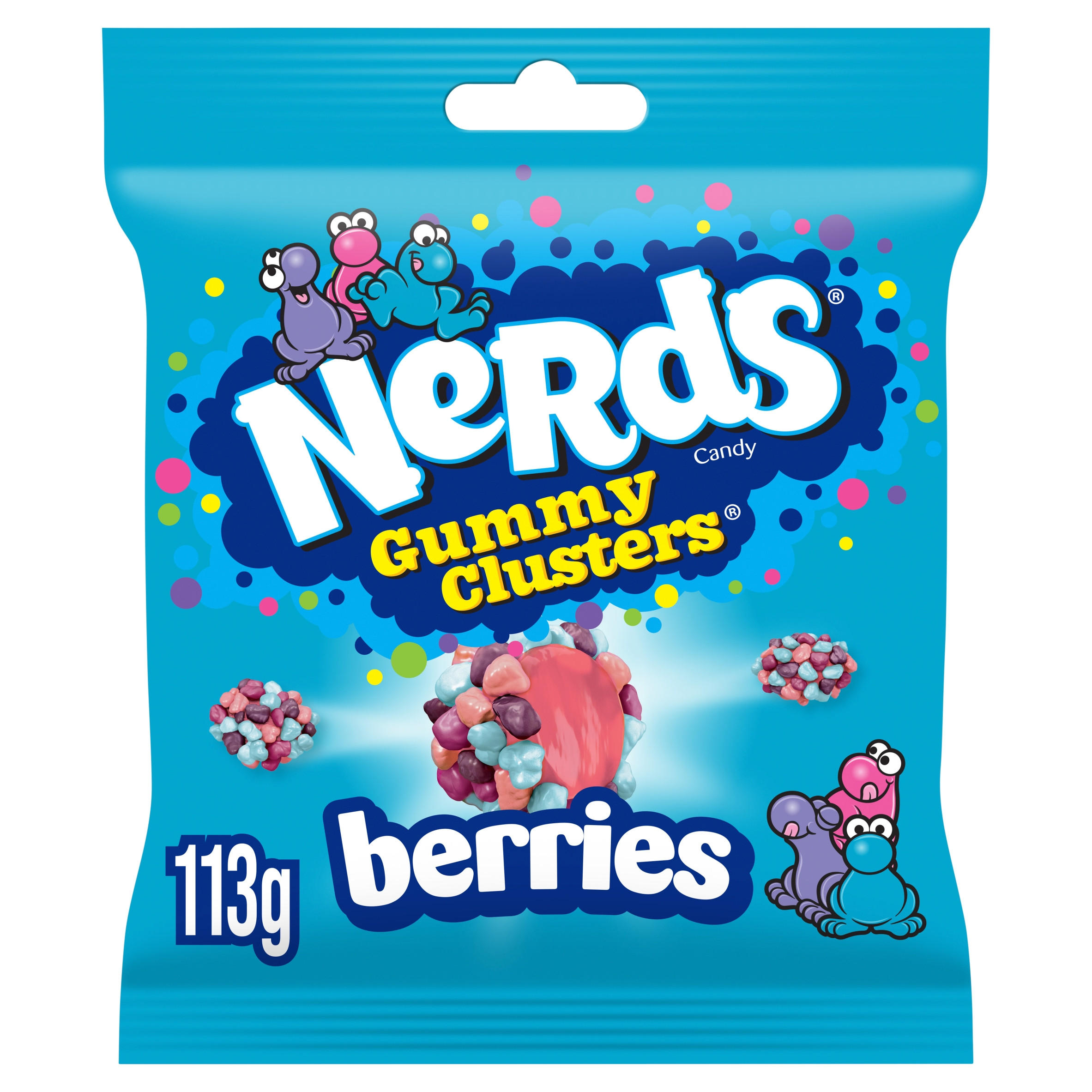 Nerds Berries Fruit-Flavour Candy Gummy Clusters 113g