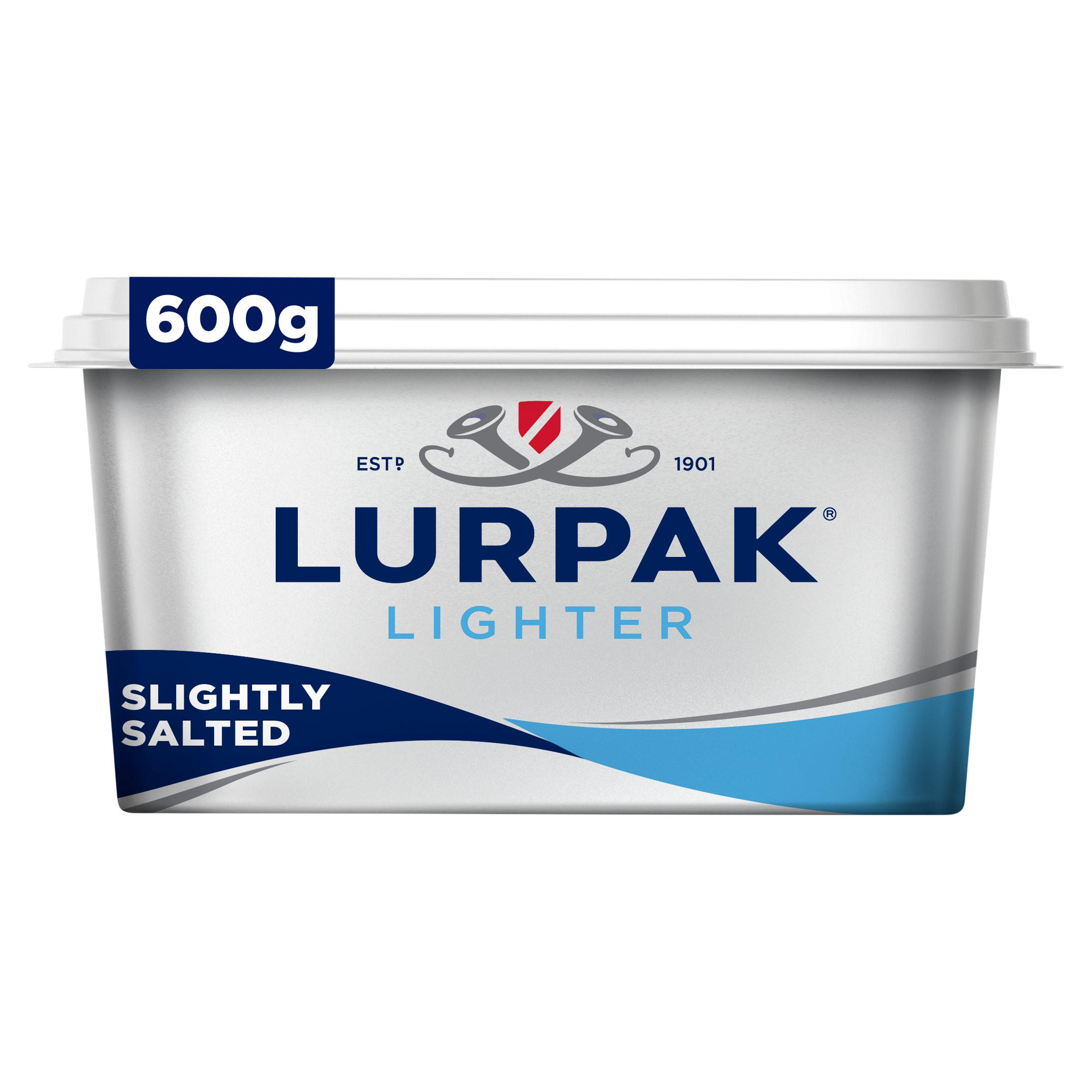 Lurpak Slightly Salted Lighter Spreadable Blend of Butter and Rapeseed Oil 600g