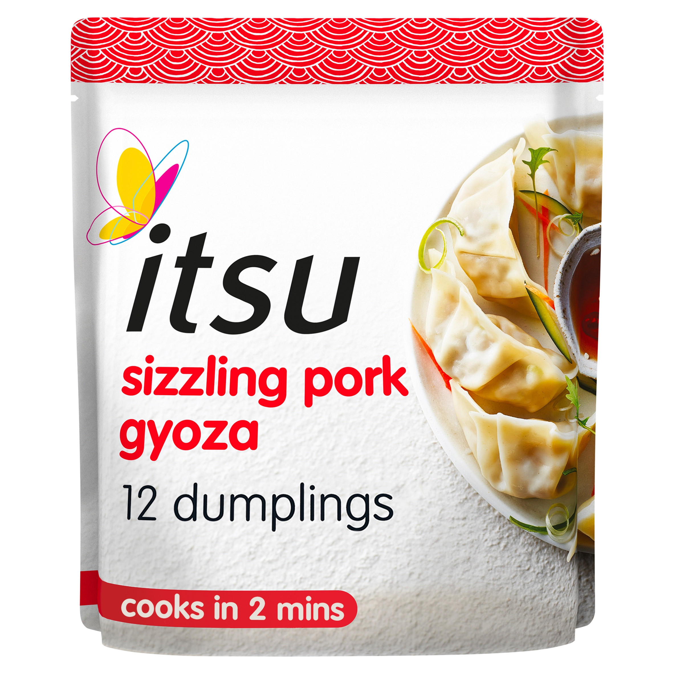 itsu 12 sizzling pork gyoza dinner dumplings 240g
