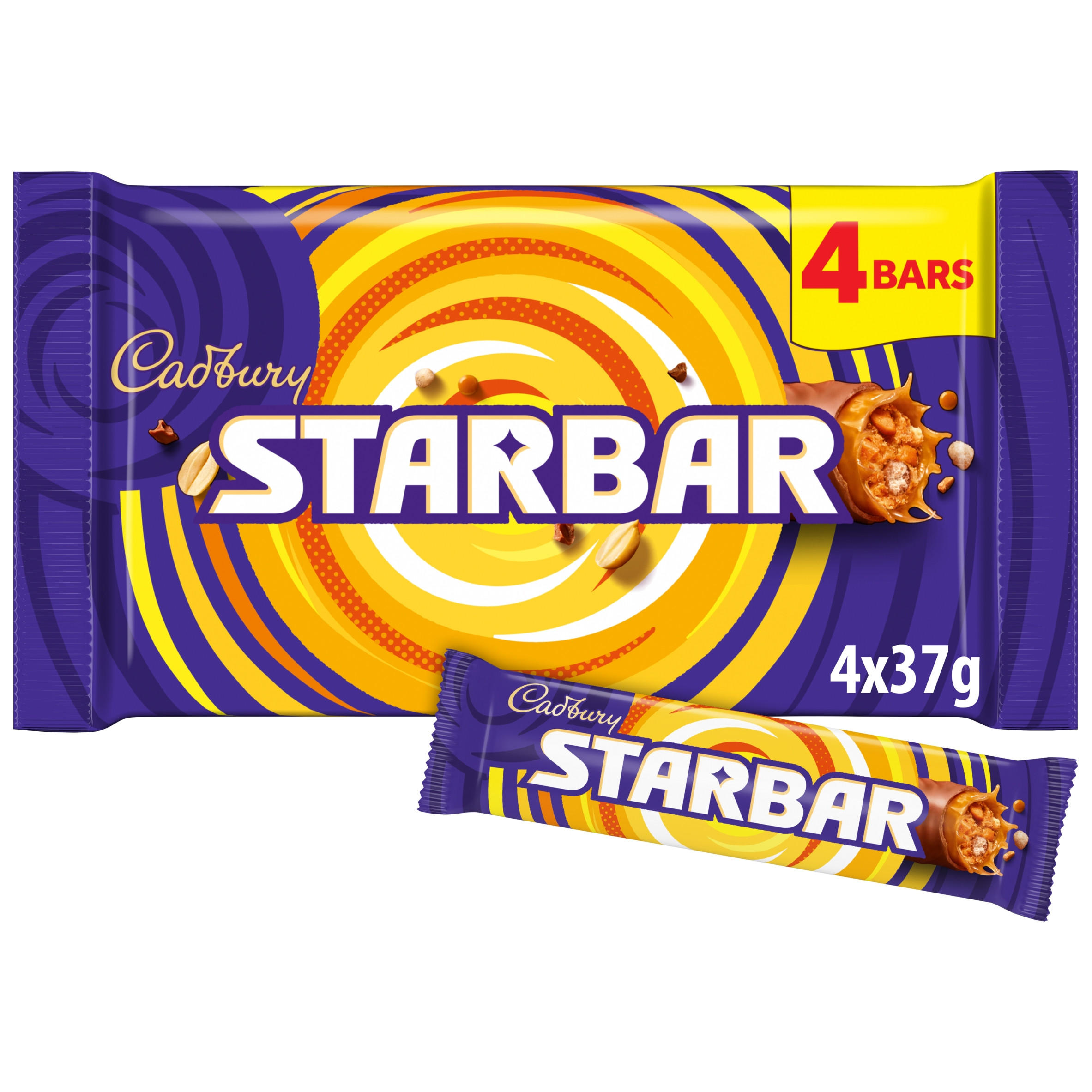 Cadbury Starbar Chocolate 4 Pack Multipack 148g (4 x 37g)