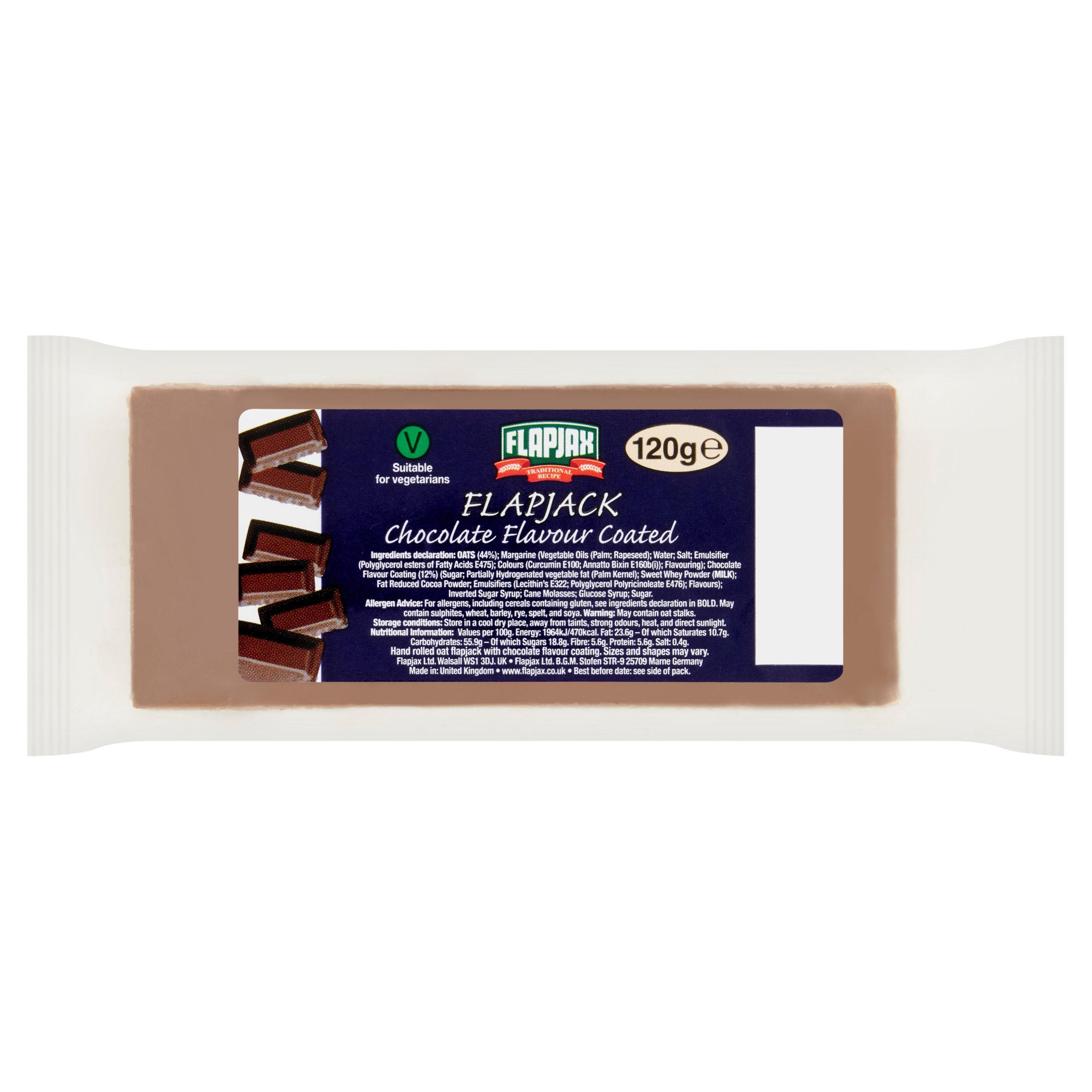 Flapjax Flapjack Chocolate Flavour Coated 120g